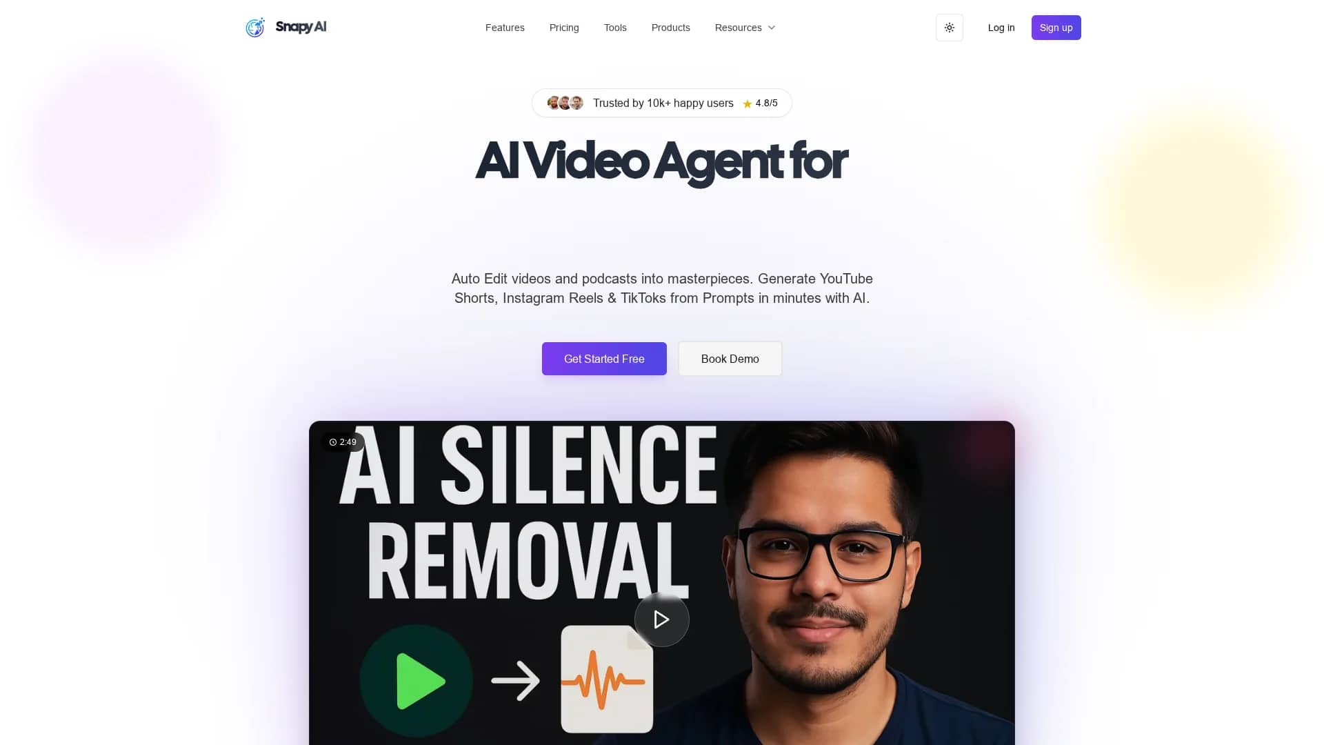 snapy-ai homepage