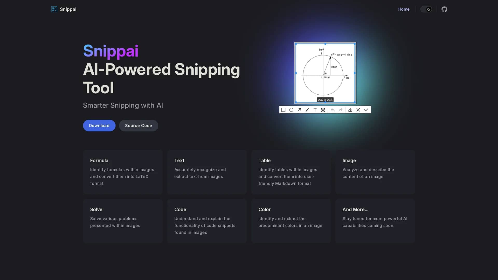 snippai homepage