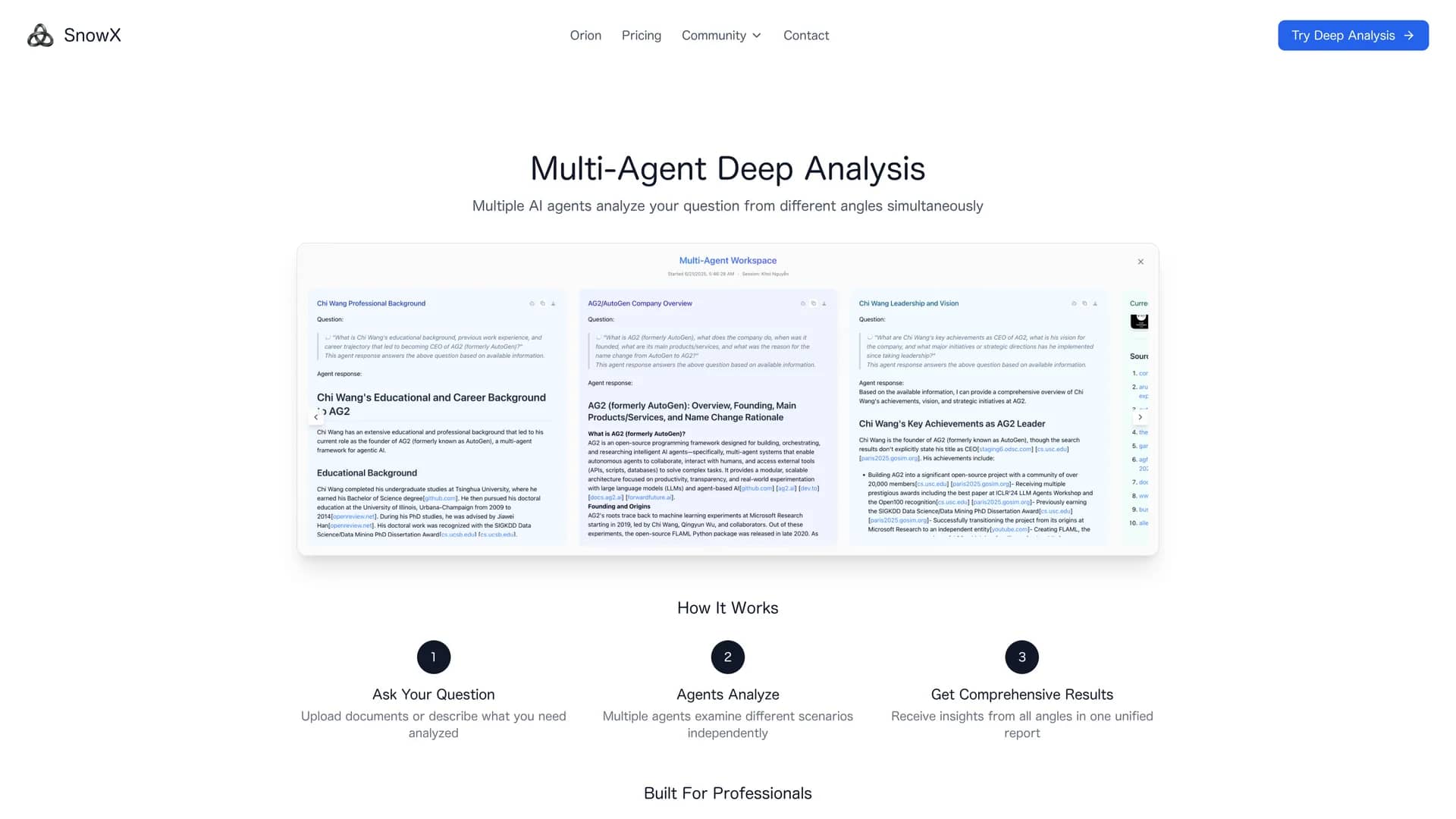 snowx-ai homepage
