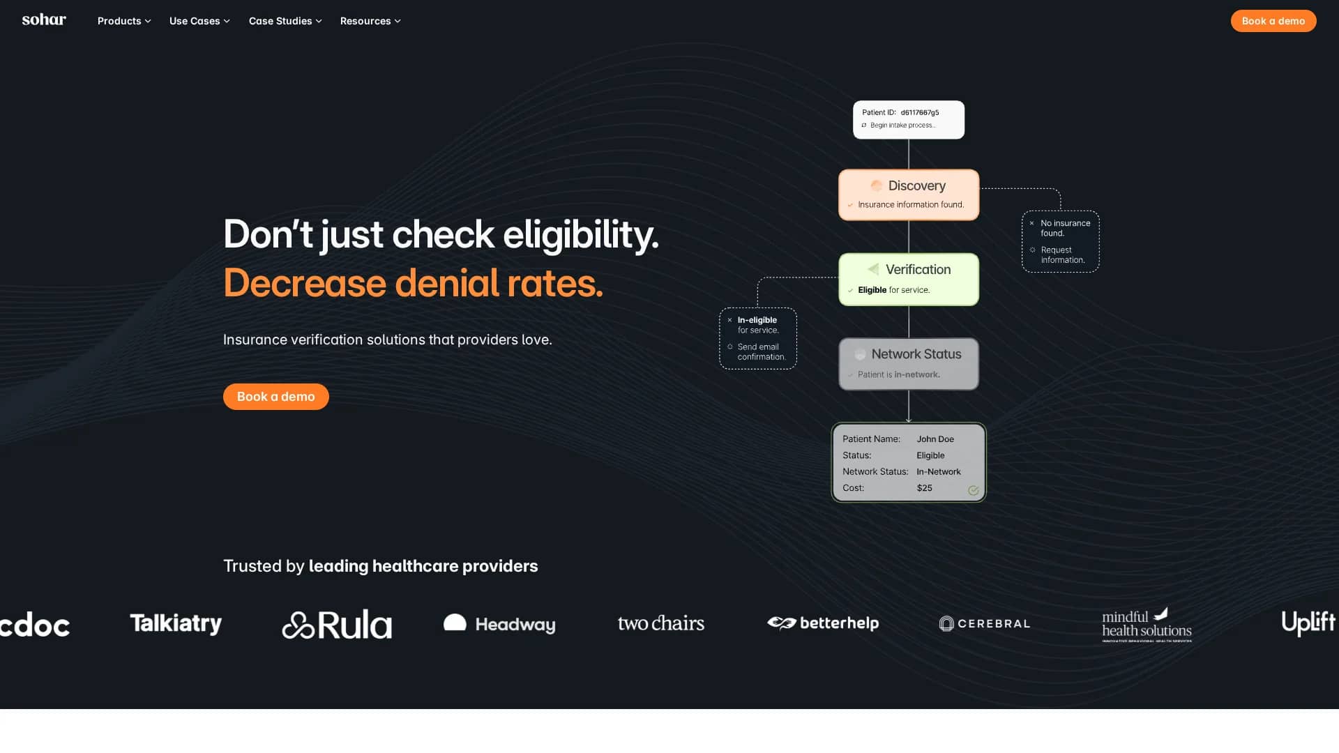 soharhealth homepage
