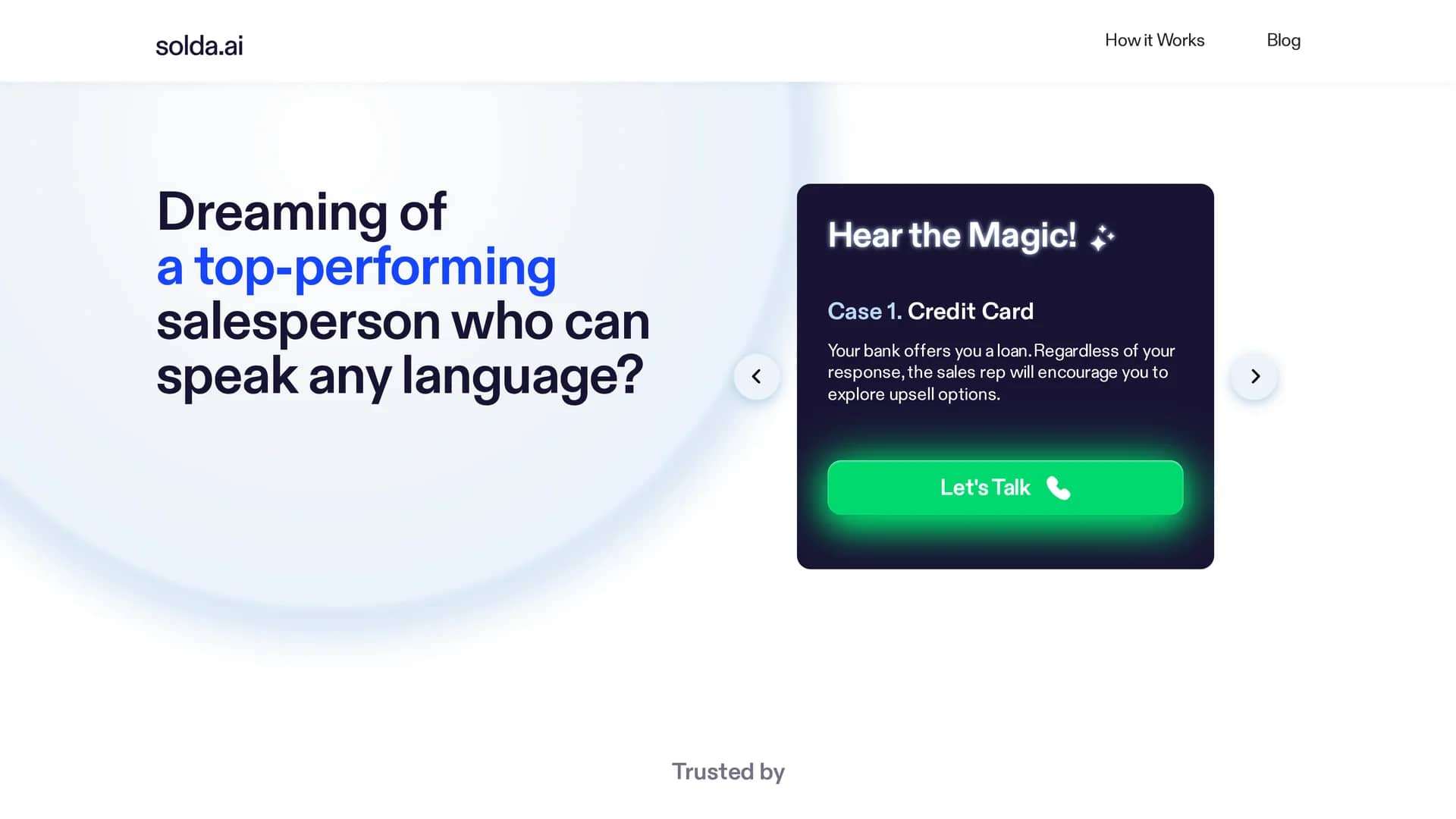 solda-ai homepage