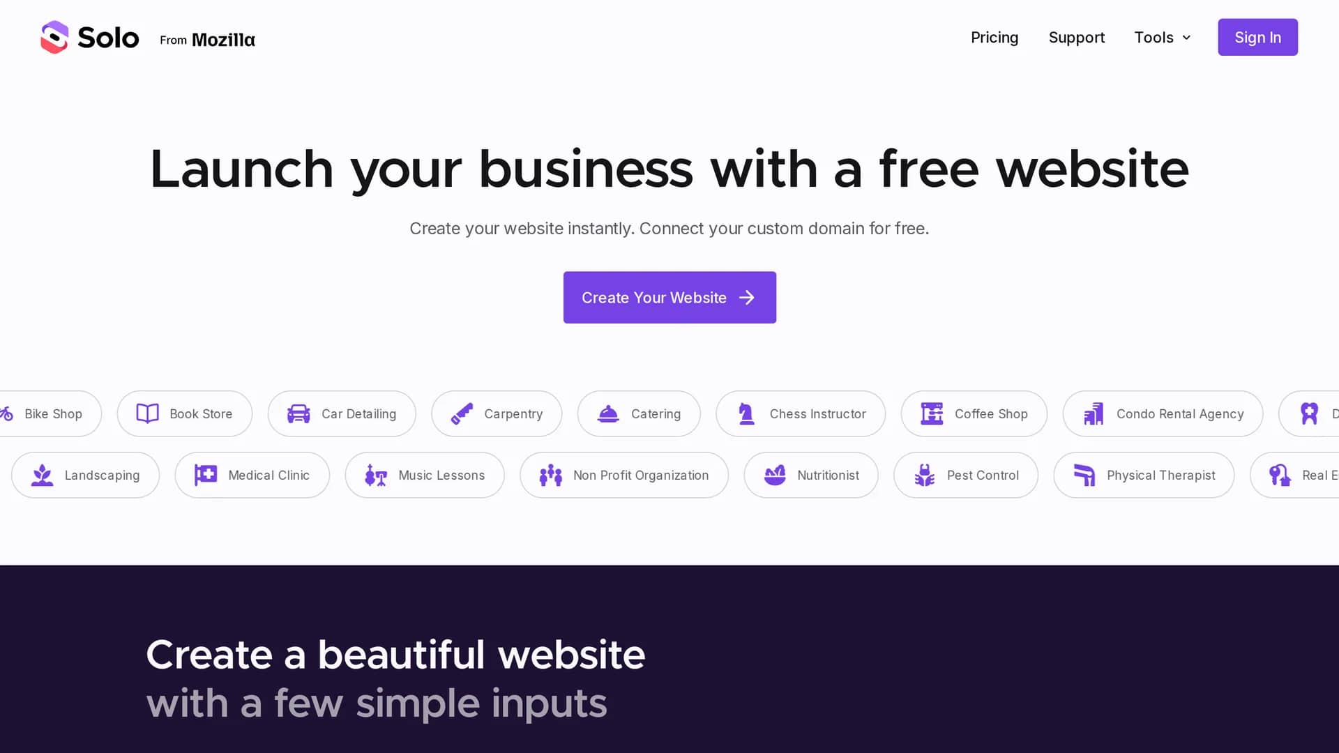 solo-ai homepage