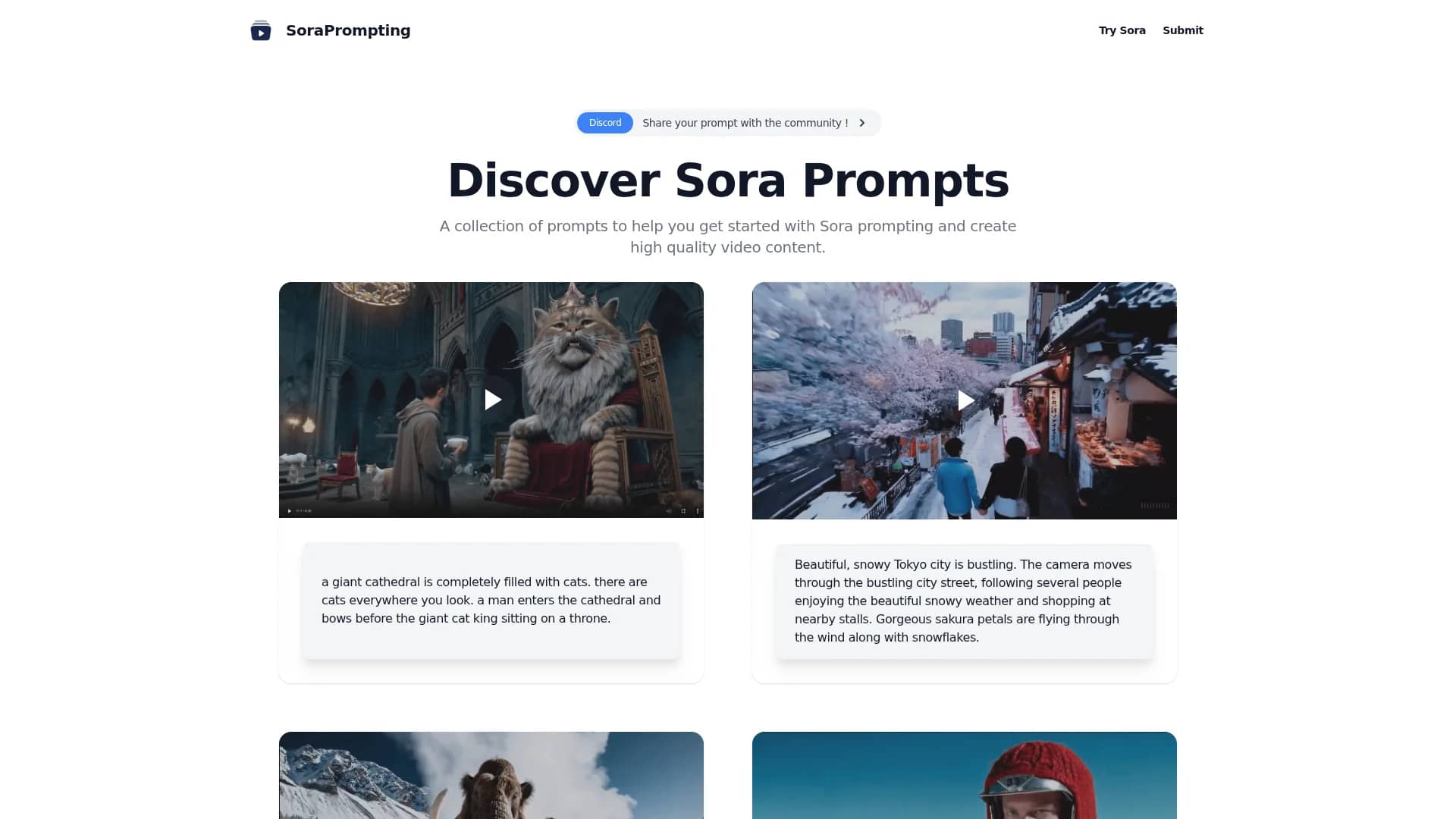 sora-prompting homepage