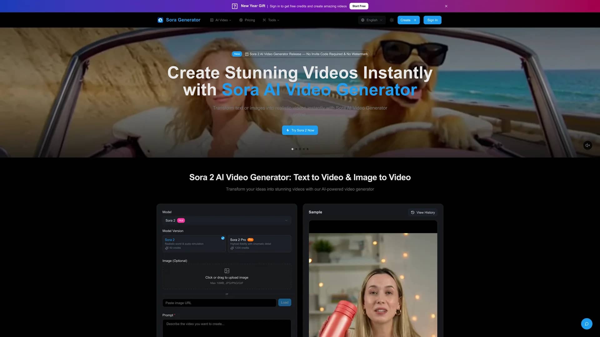 soragenerator-org homepage