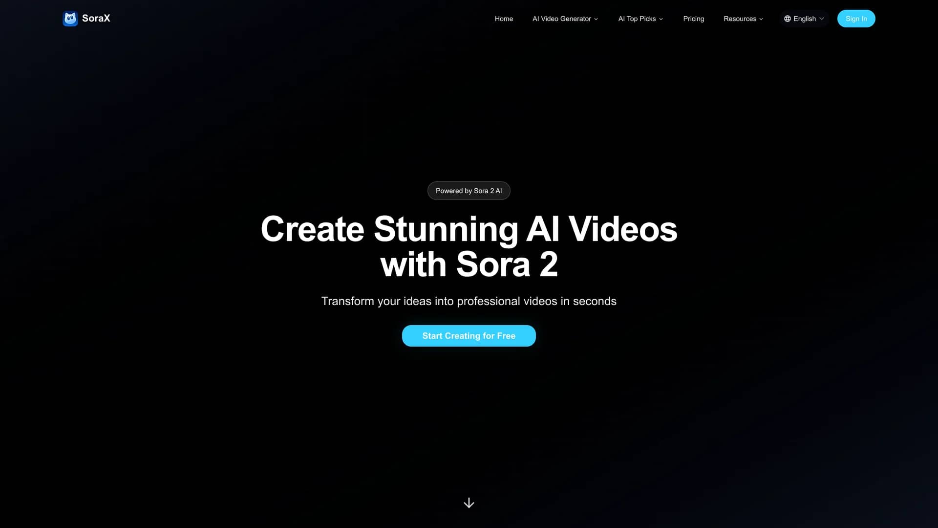 sorax-io homepage