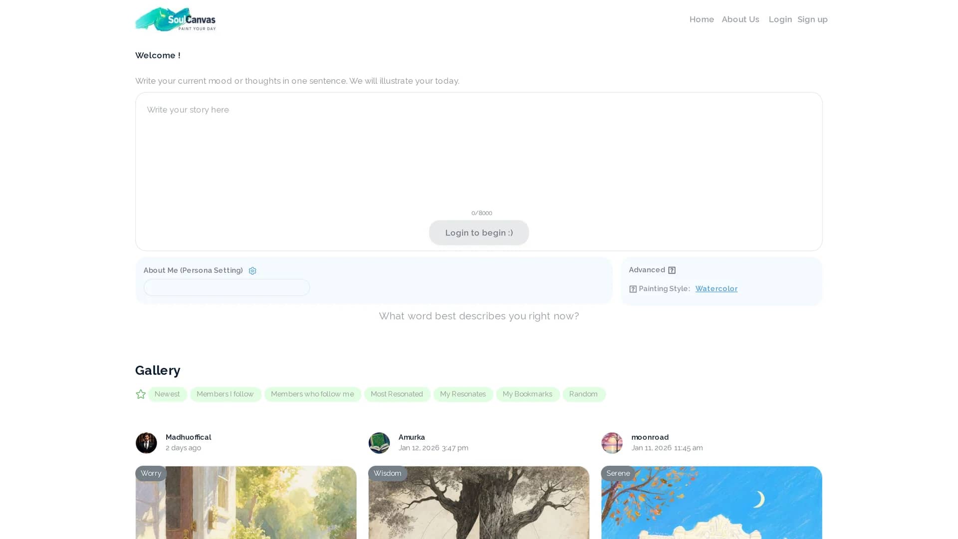 soulcanvas homepage