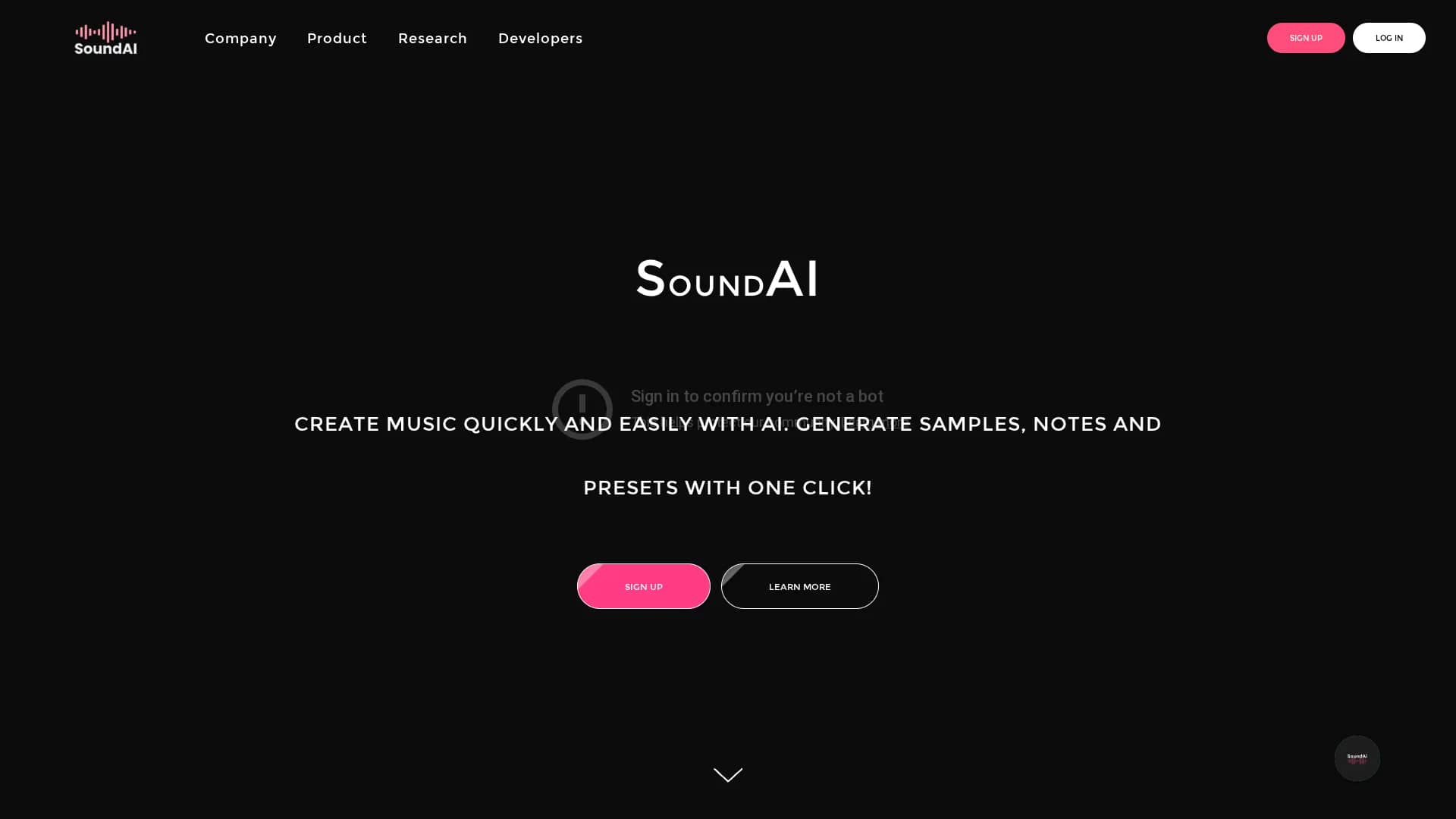 soundai homepage