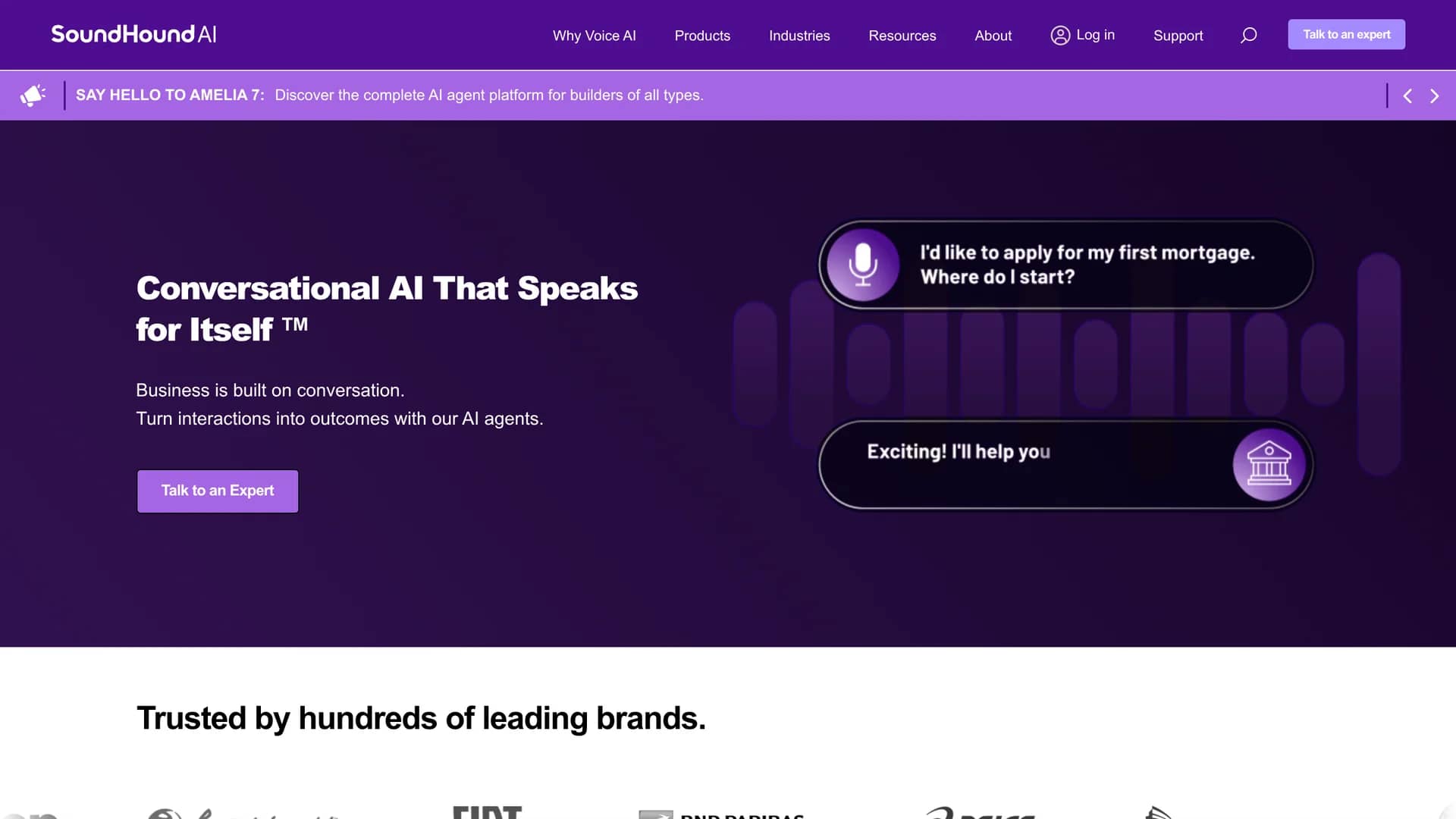 soundhound homepage
