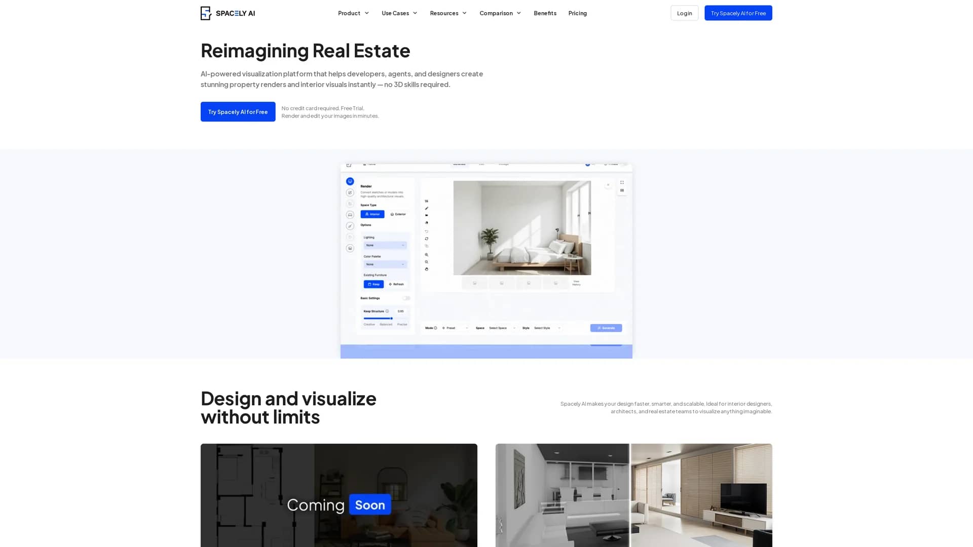 spacely-ai homepage