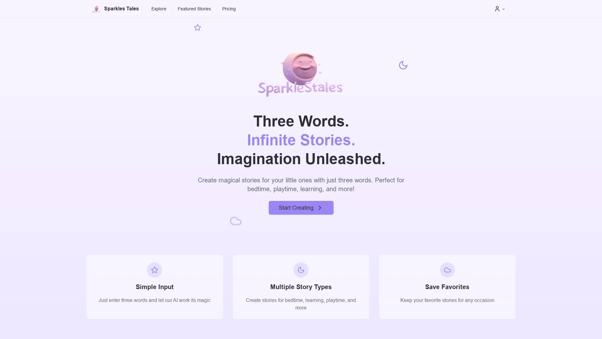 sparklestales homepage