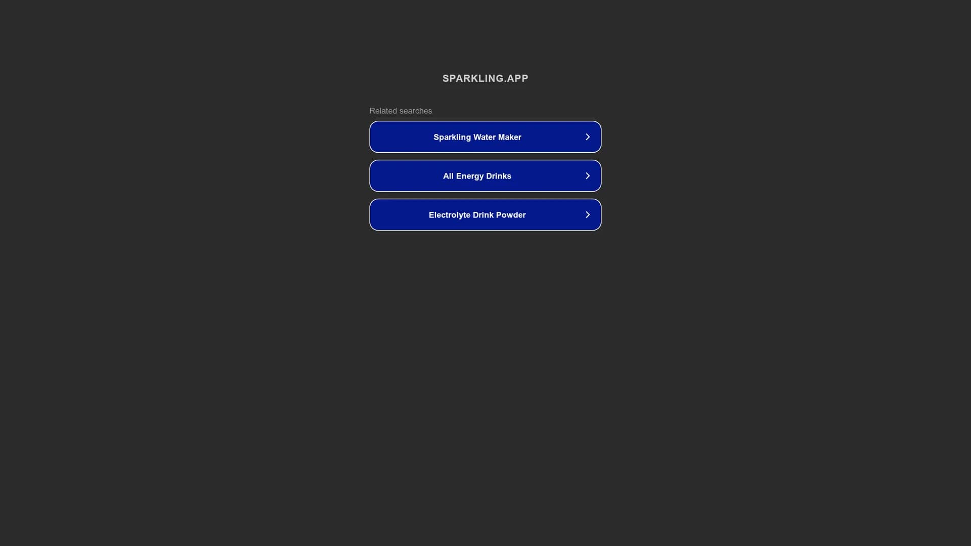 sparkling homepage
