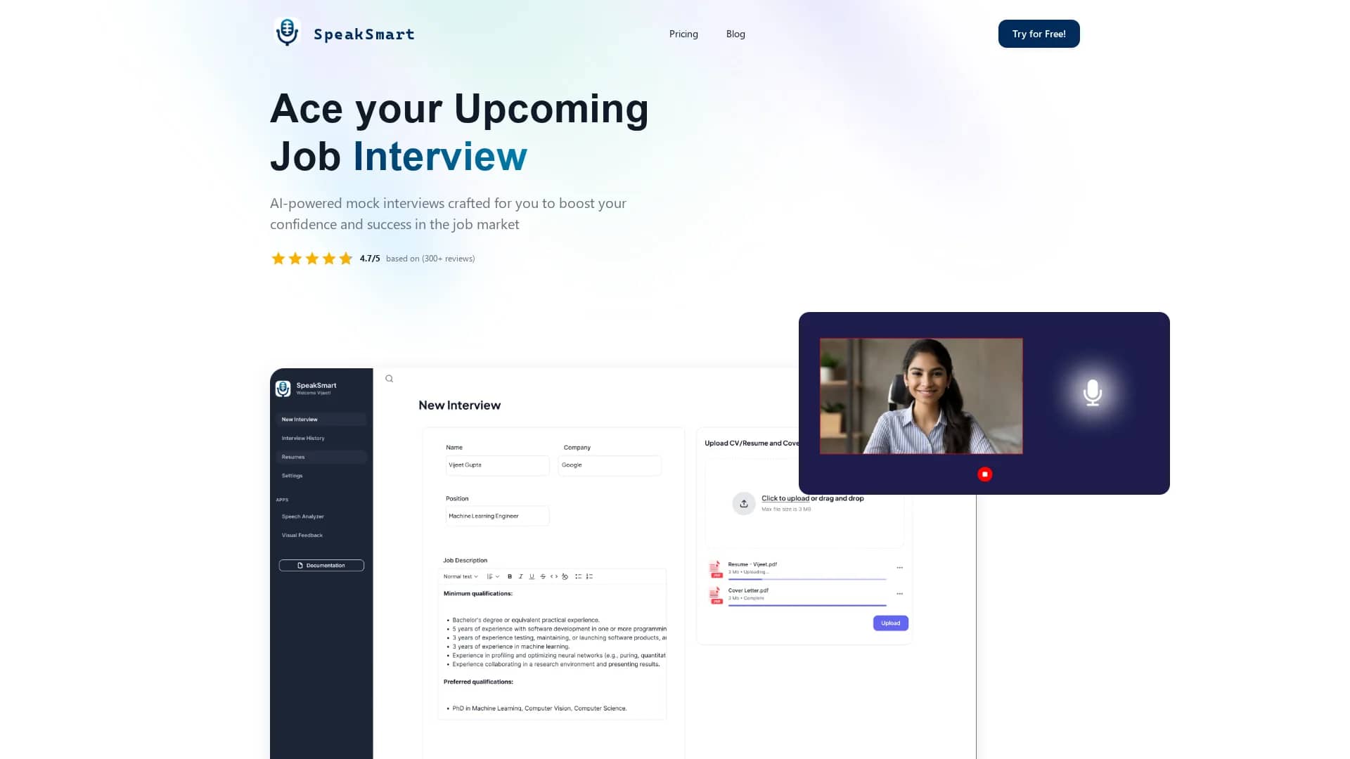 speaksmart homepage