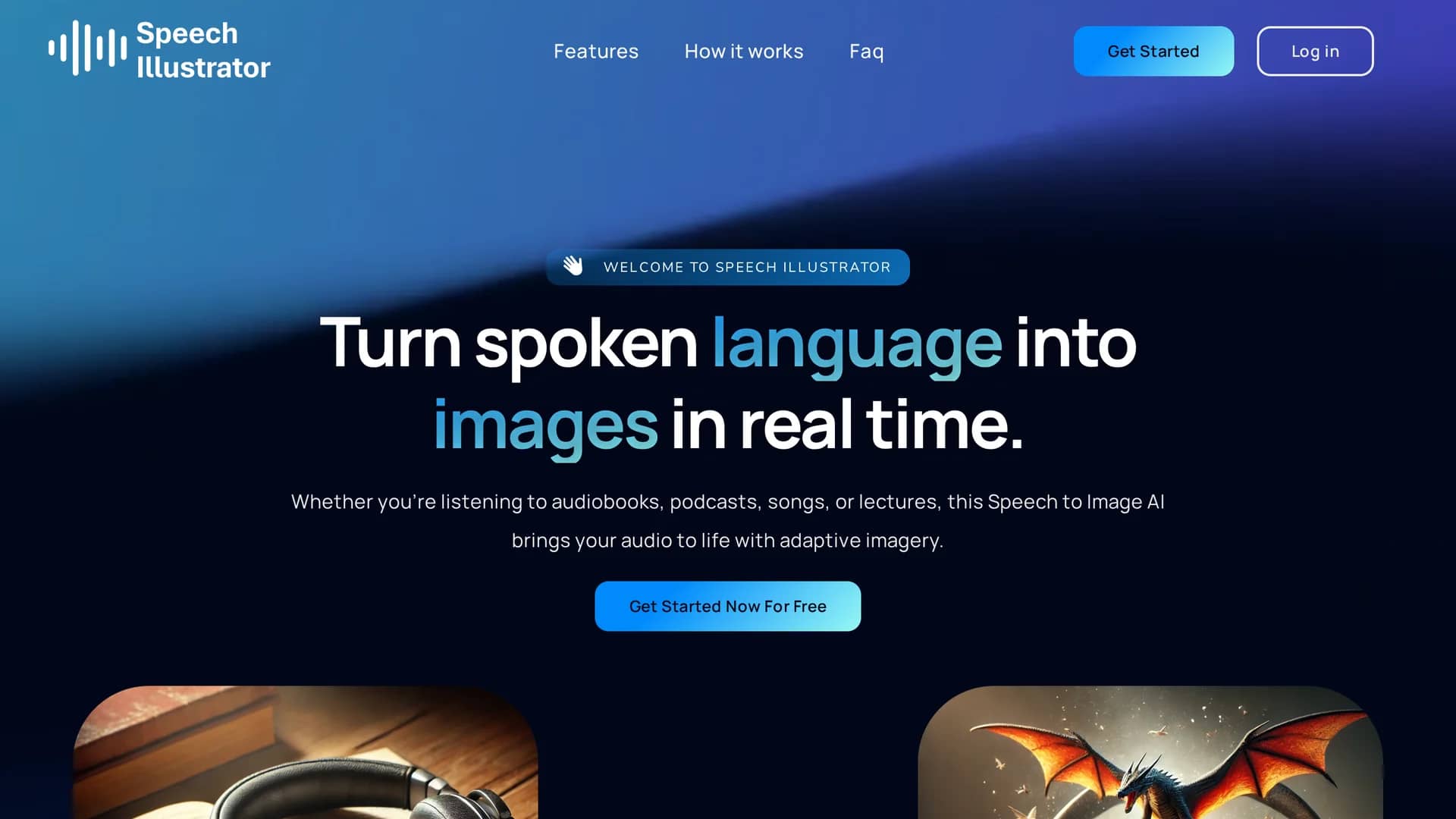 speech-illustrator homepage