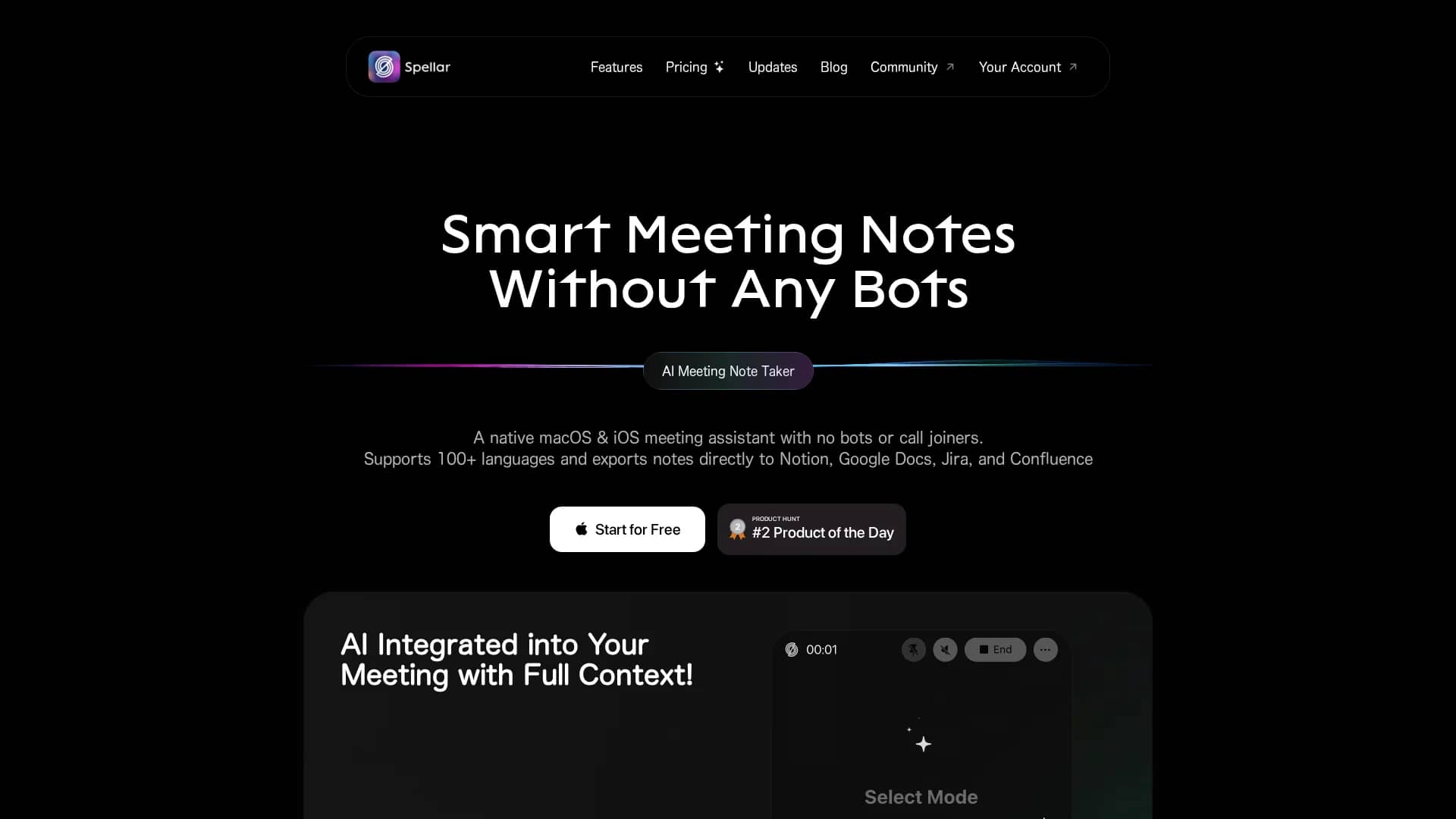 spellar-ai homepage