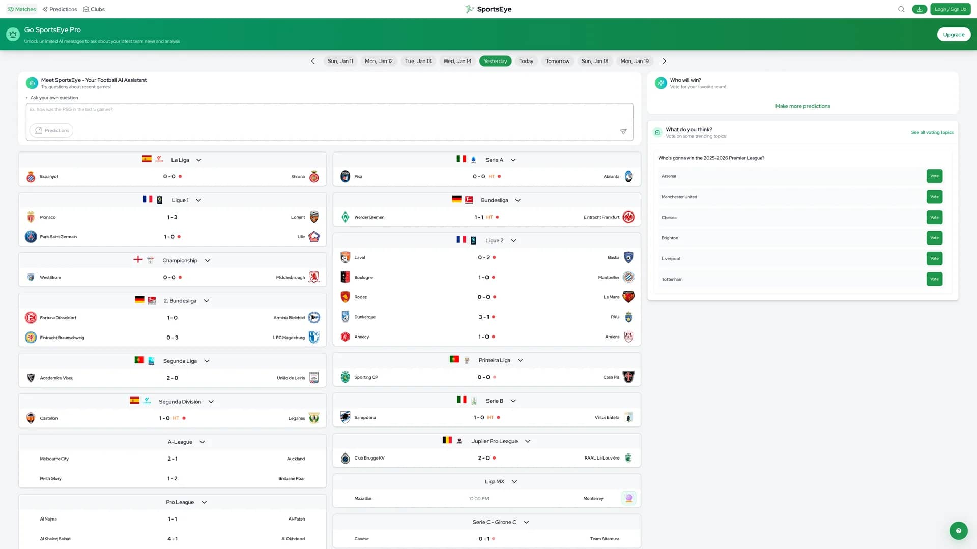 sportseye homepage
