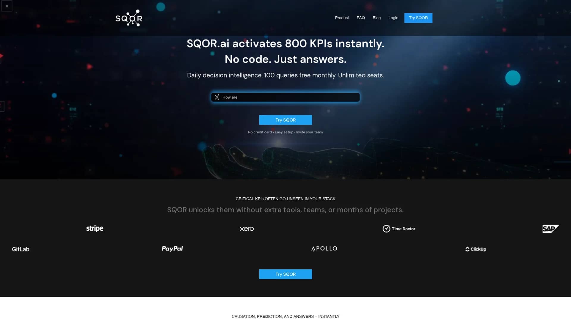sqor-ai homepage