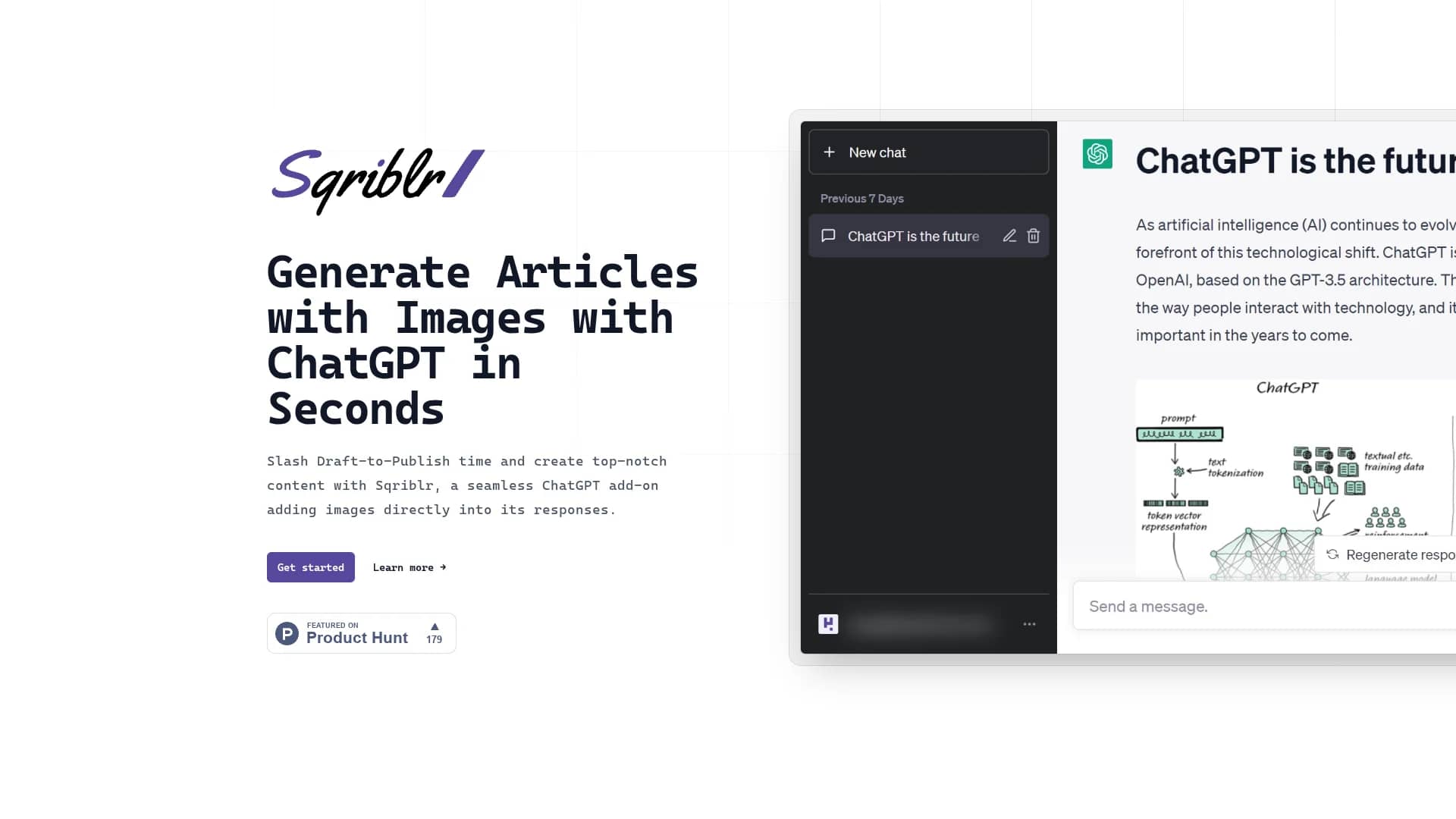 sqriblr homepage