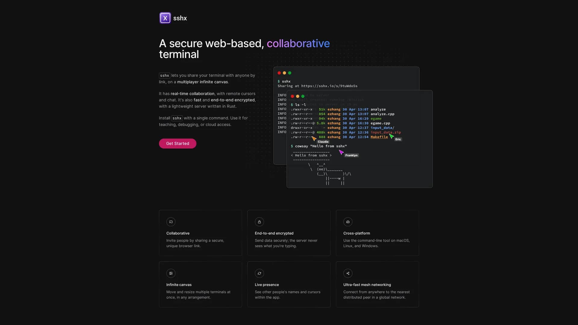 sshx homepage