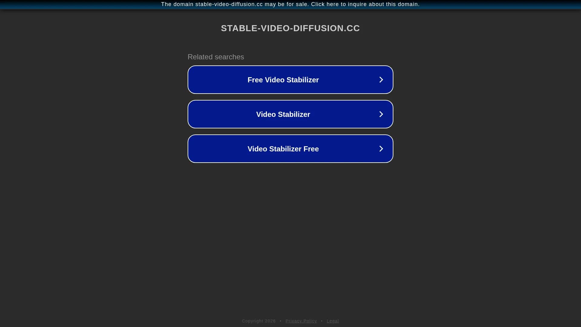 stable-video-diffusion-cc homepage