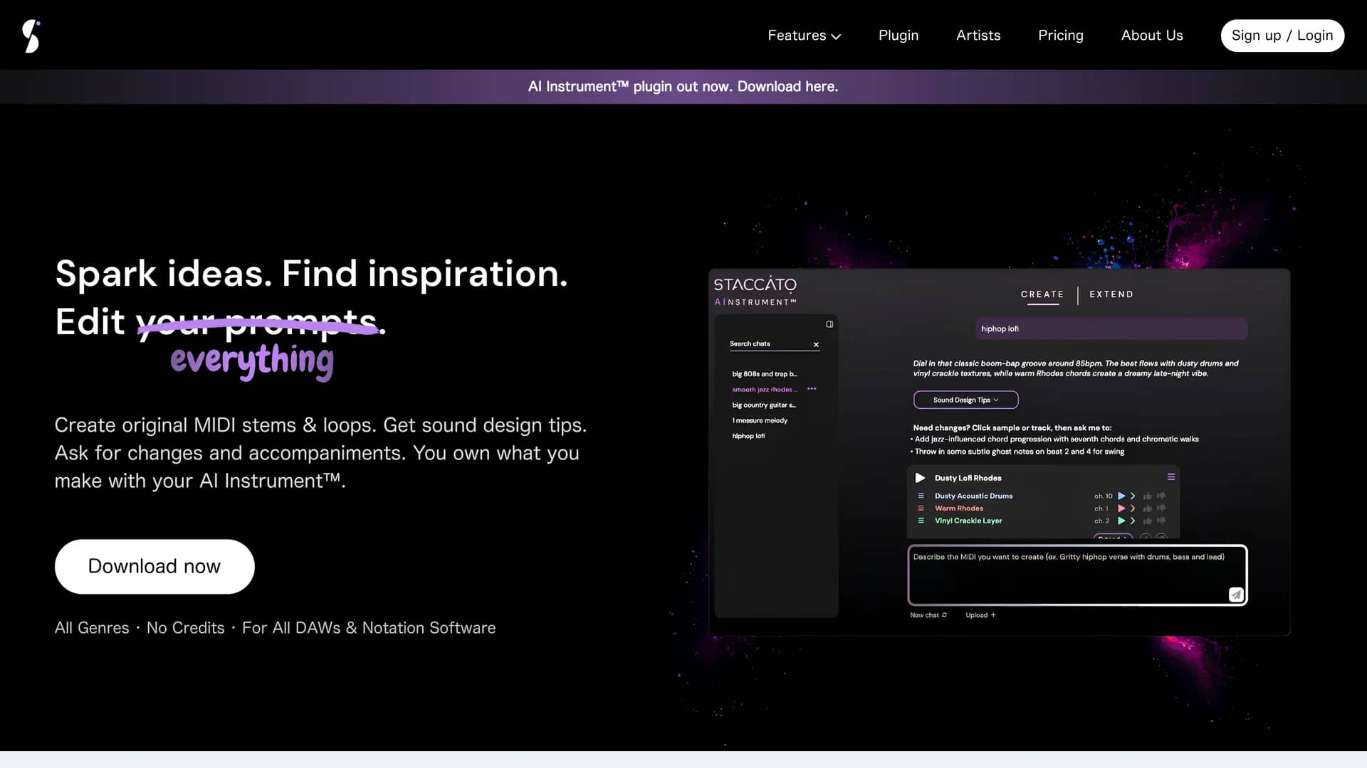 staccato homepage
