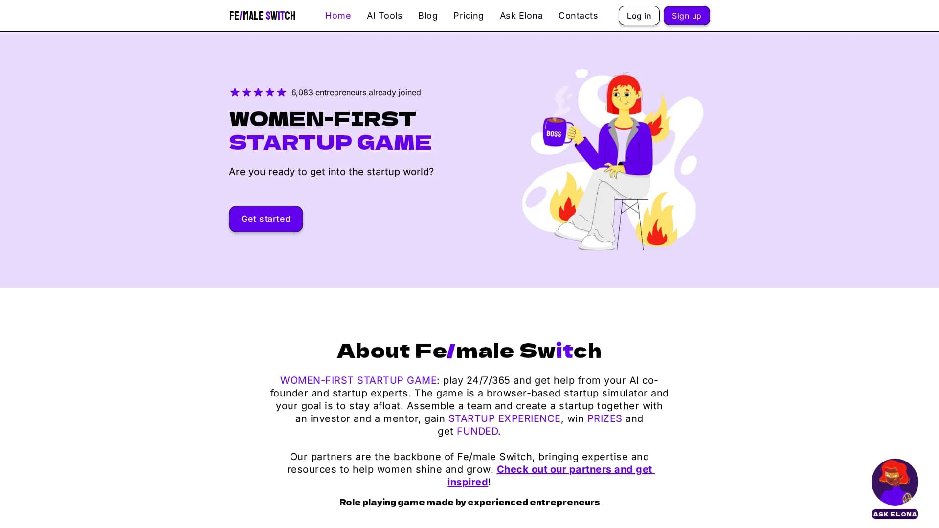 startup-sandbox homepage