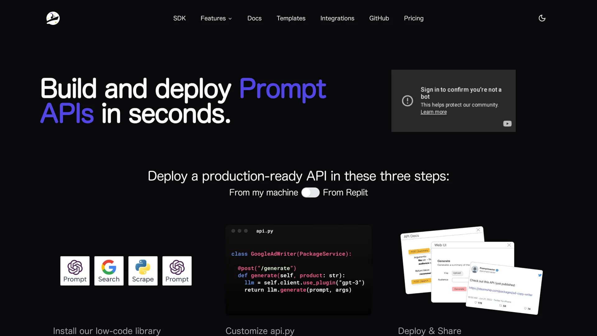 steamship homepage