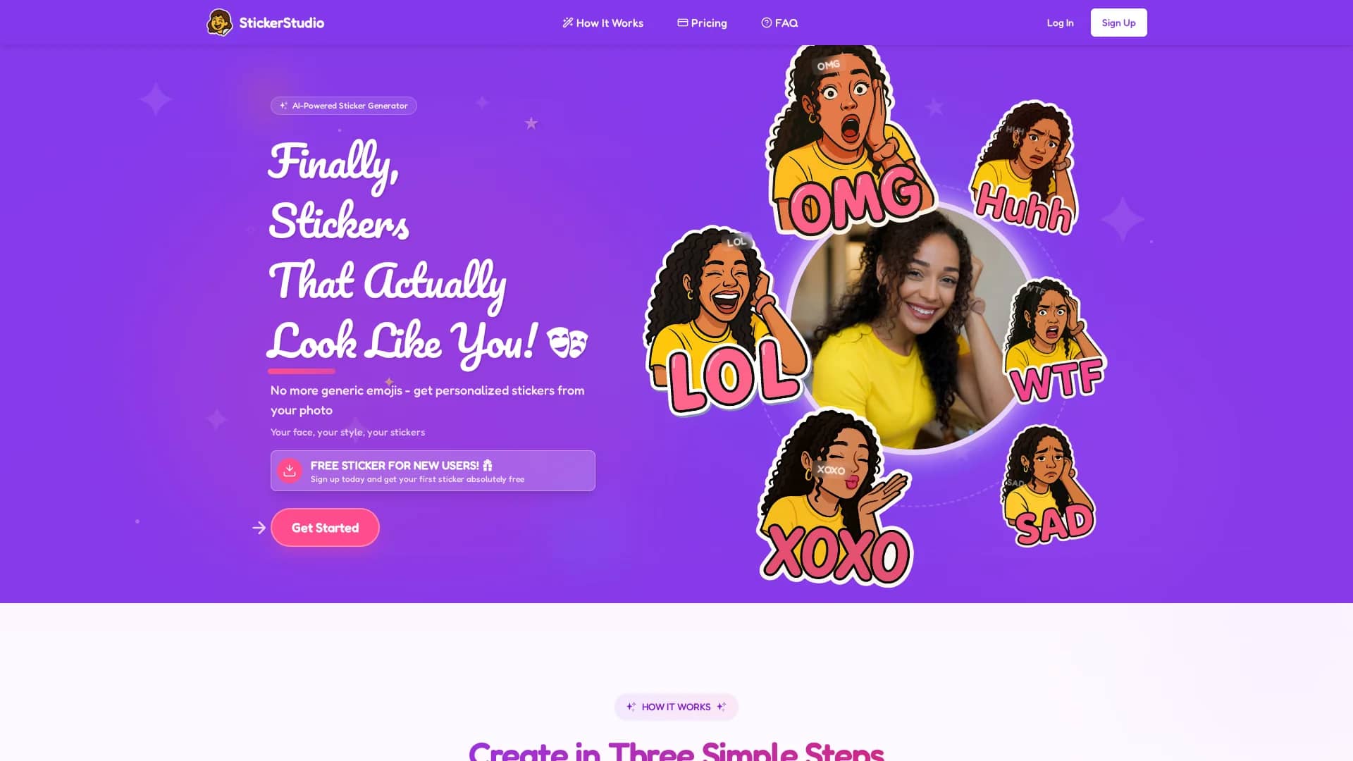 stickerstudio homepage