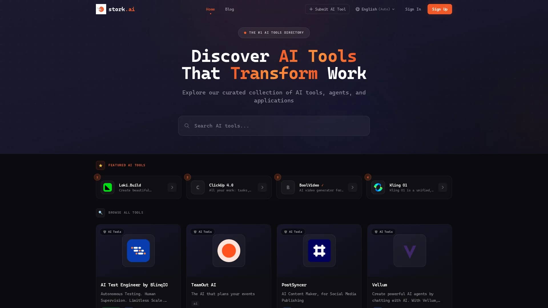 stork homepage