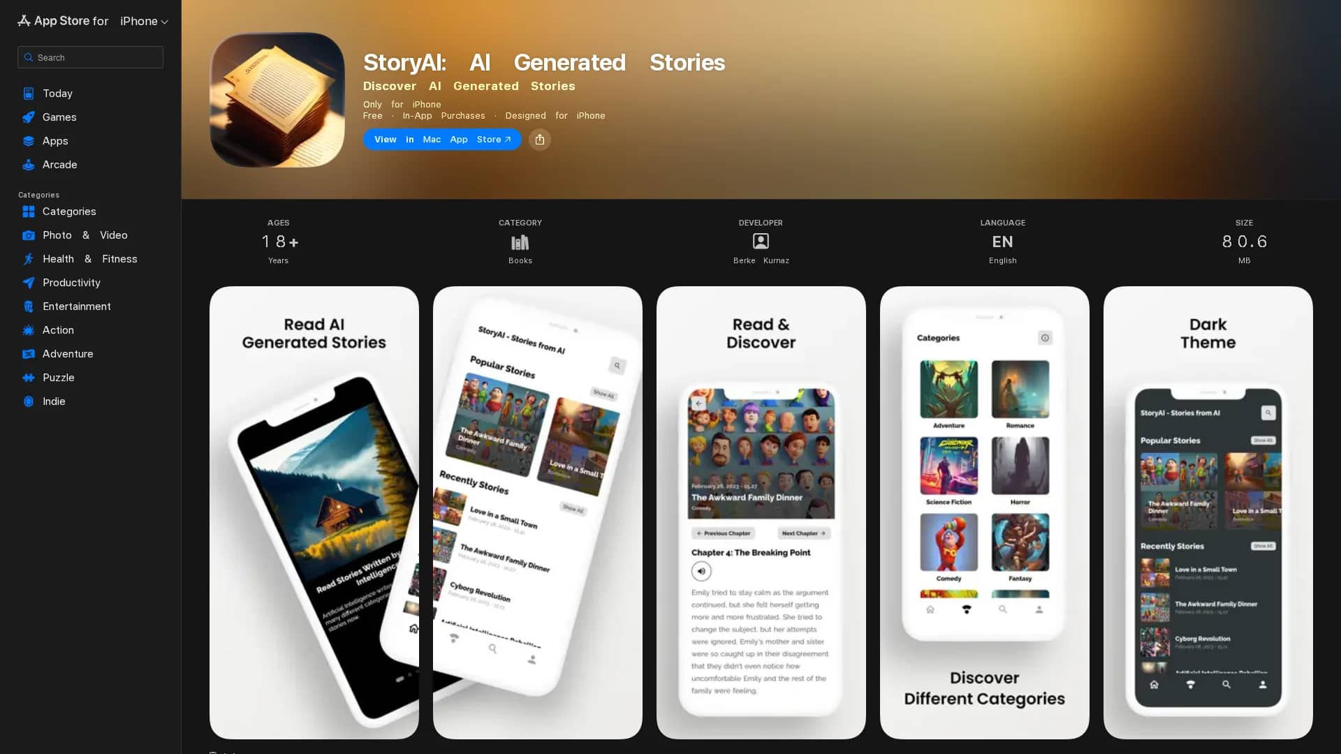 storyai homepage