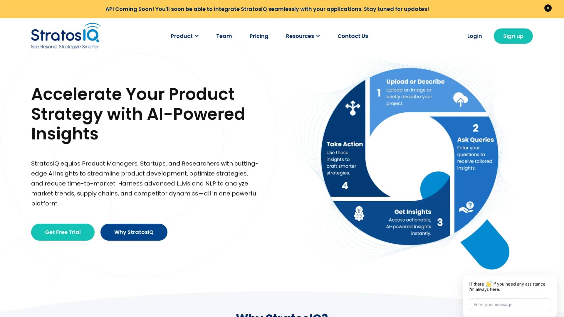 stratosiq homepage
