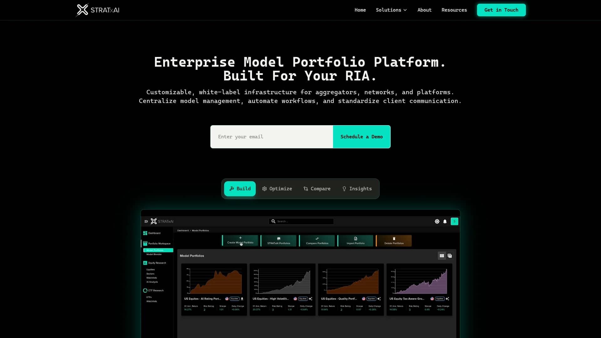 stratxai homepage