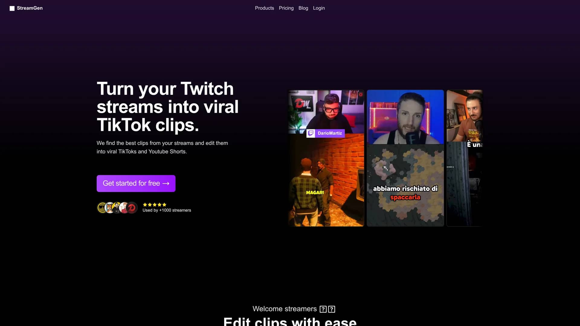 streamgen homepage