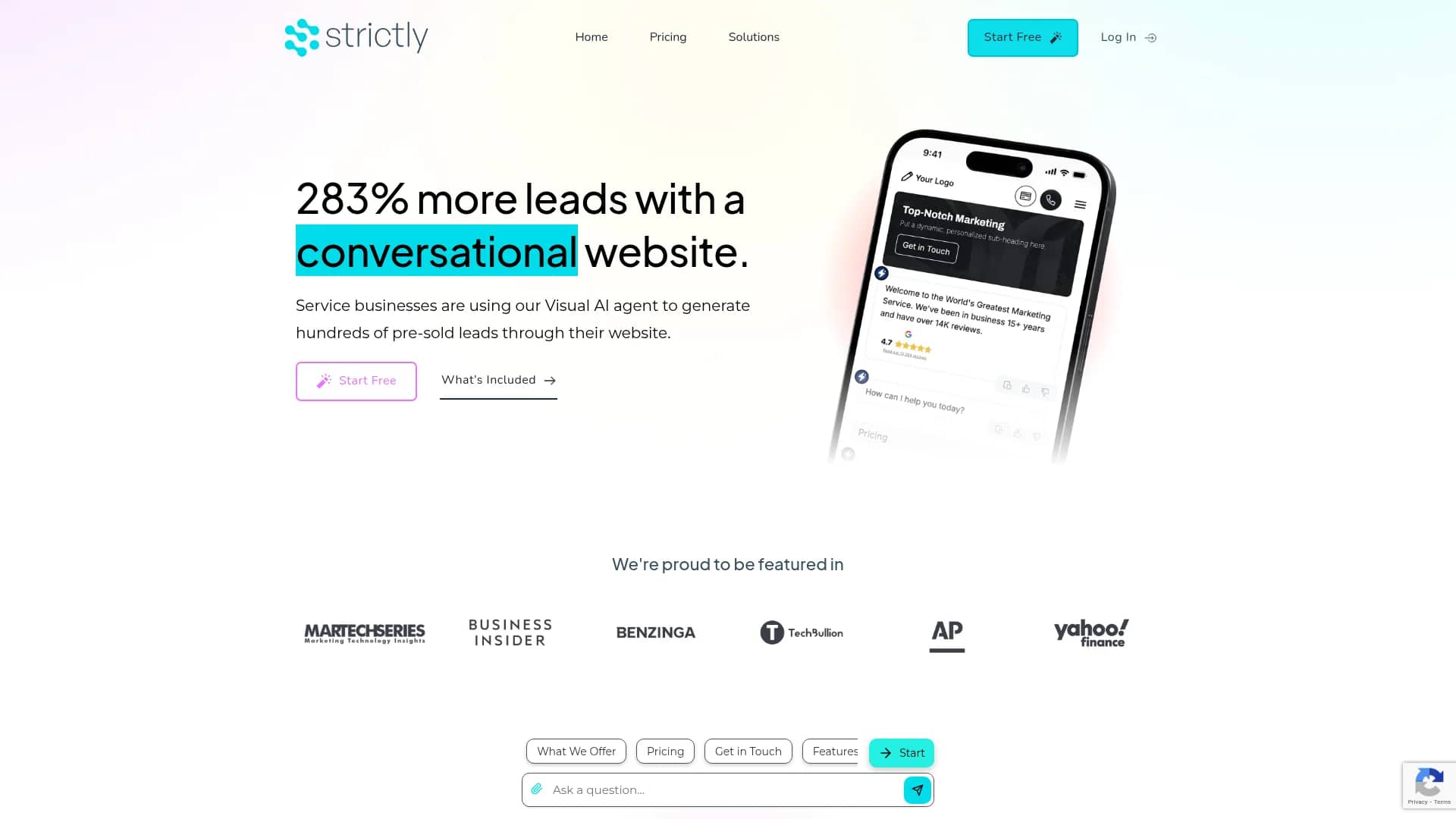 strictly homepage