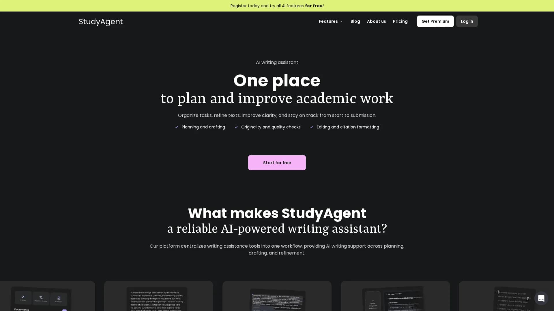 studypro homepage