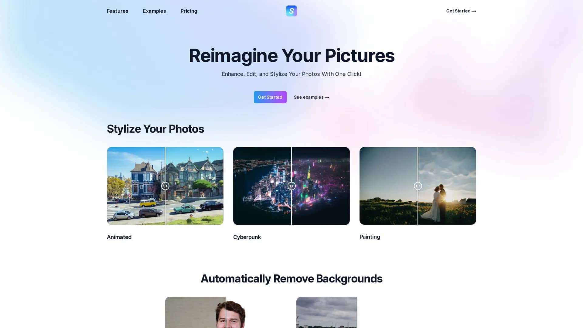 stylize homepage