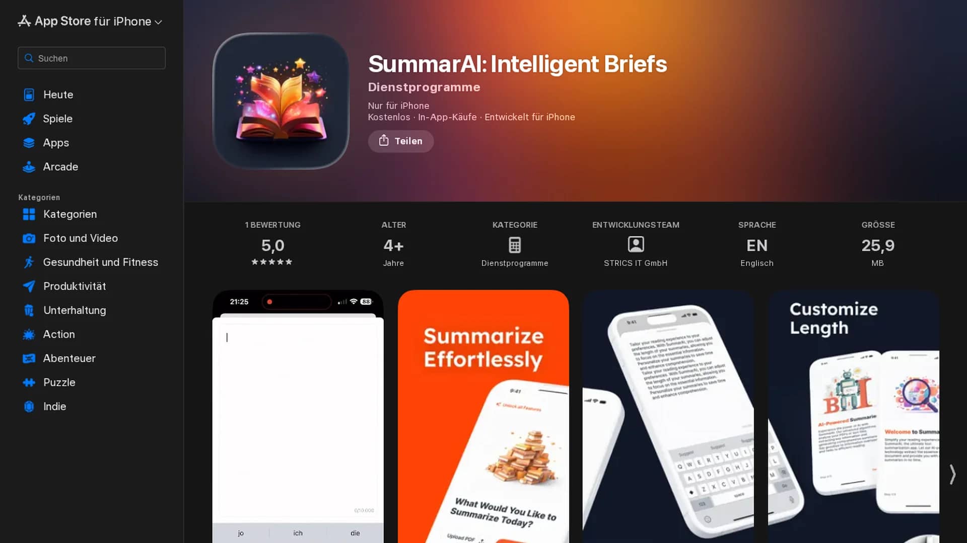 summarai-intelligent-briefs homepage