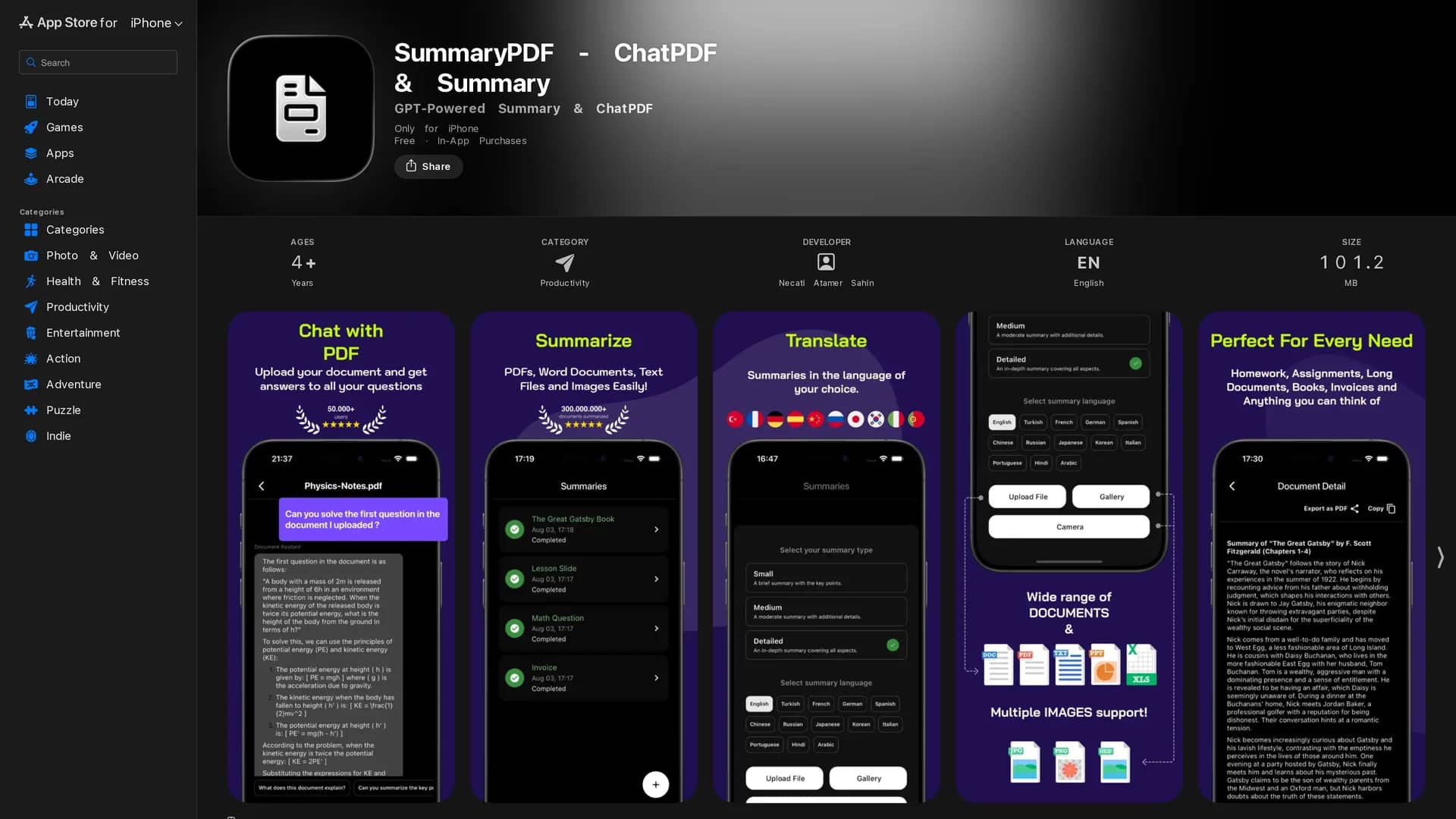 summarypdf homepage