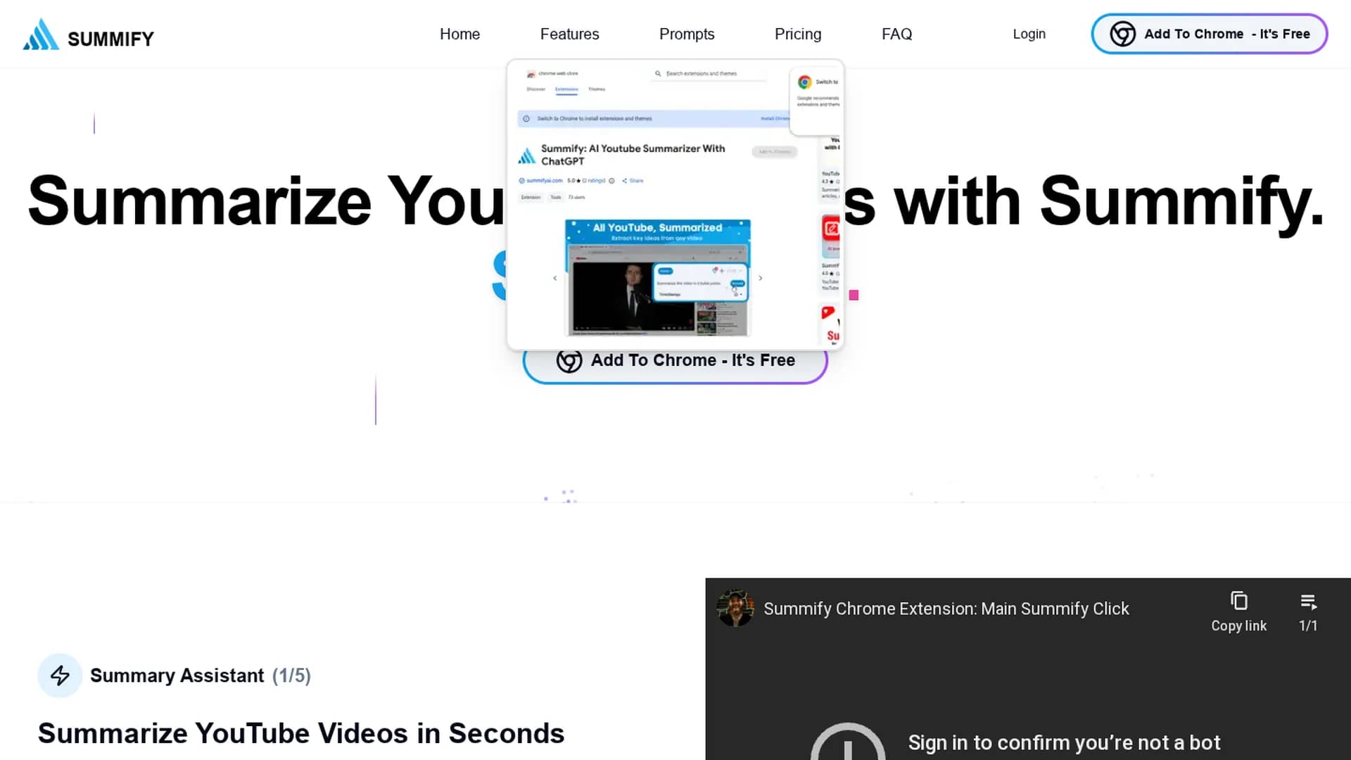summifyai homepage