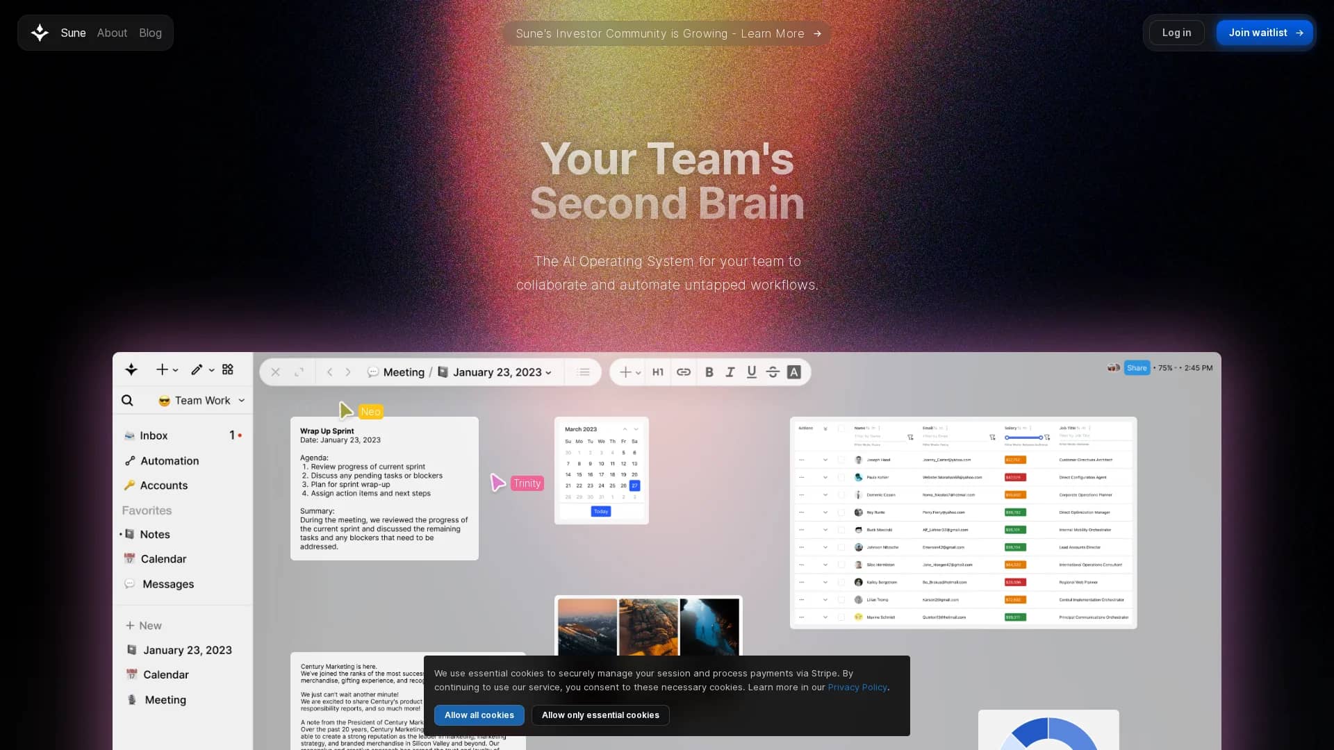 sune homepage
