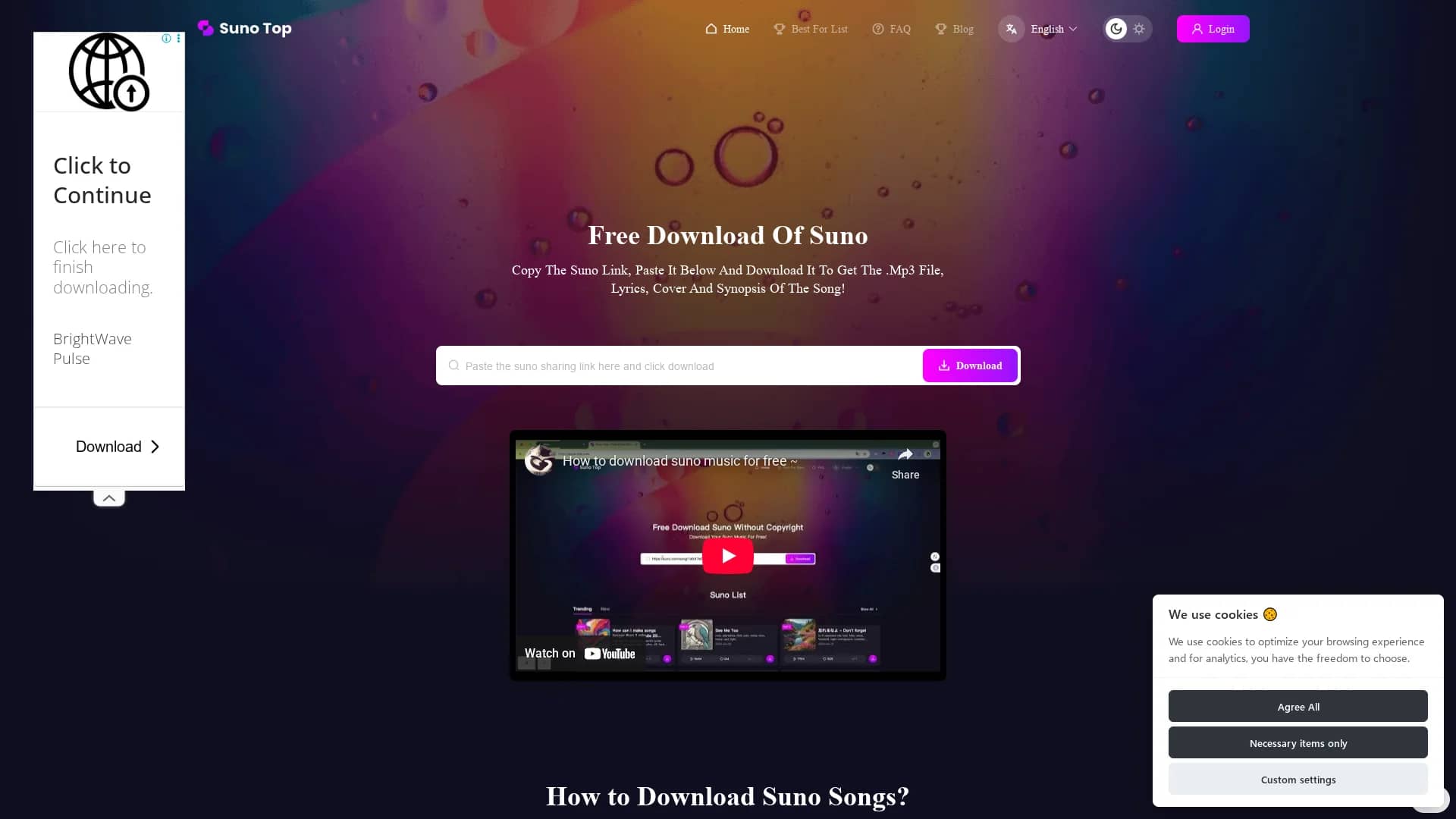 suno-top homepage