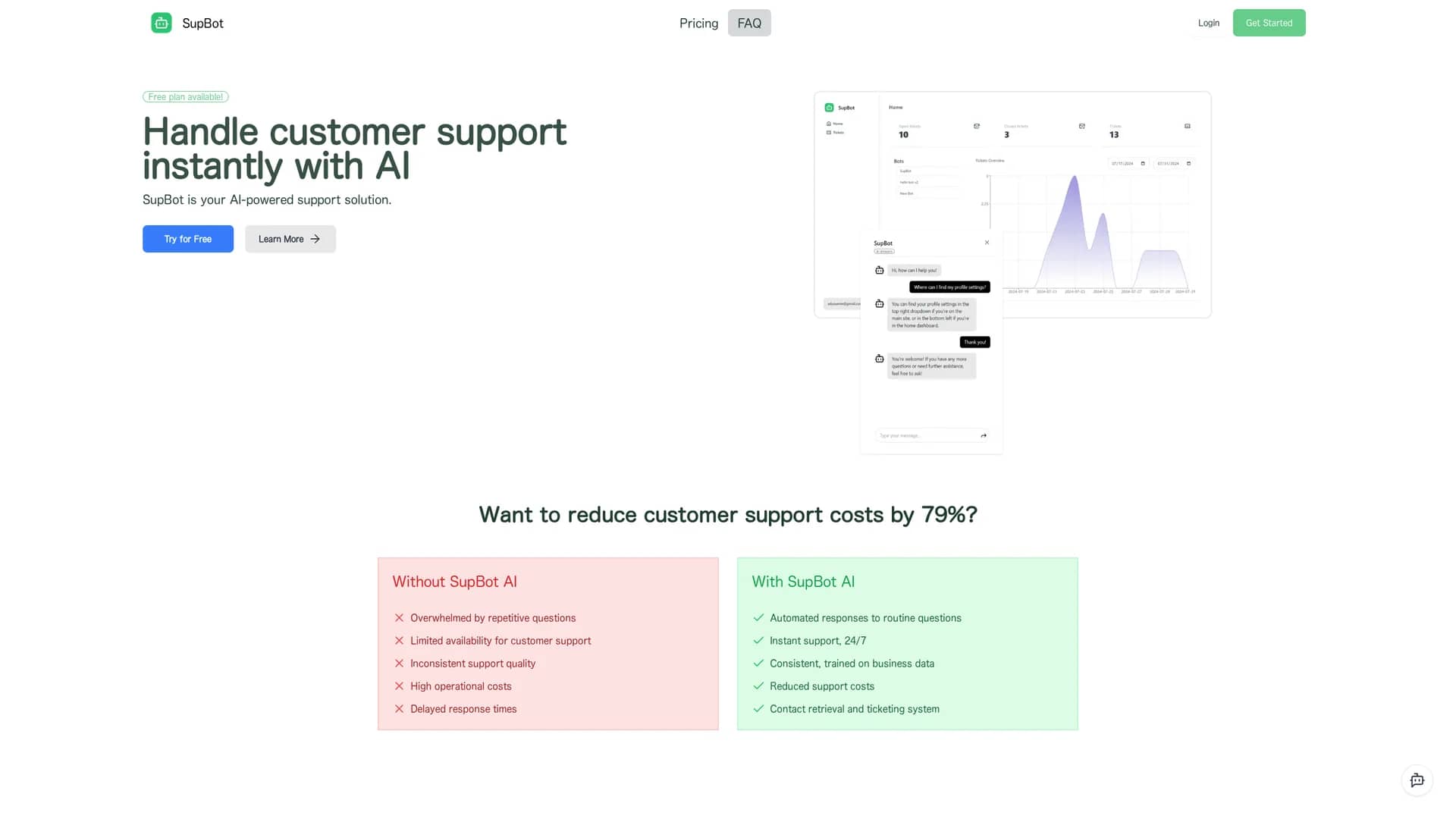supbot homepage