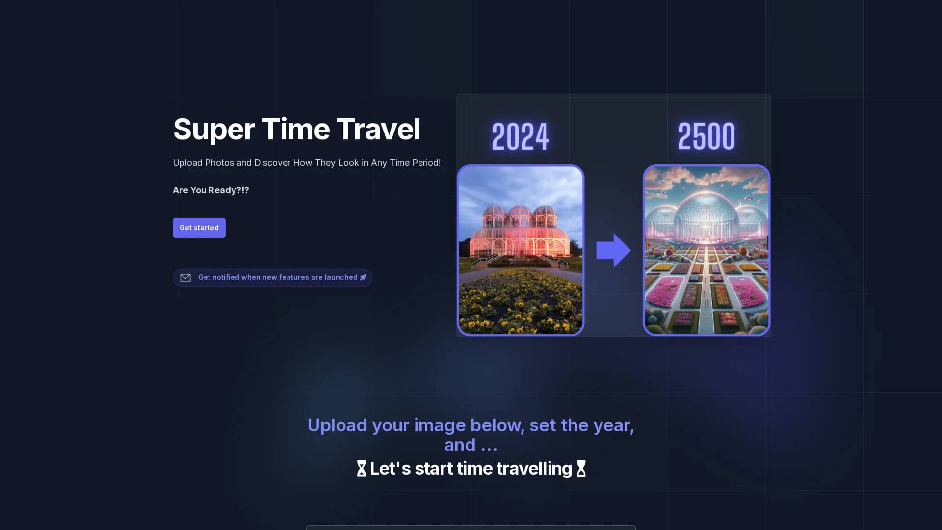 super-time-travel homepage