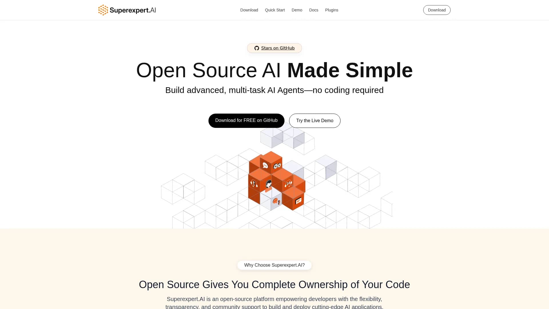 superexpert-ai homepage