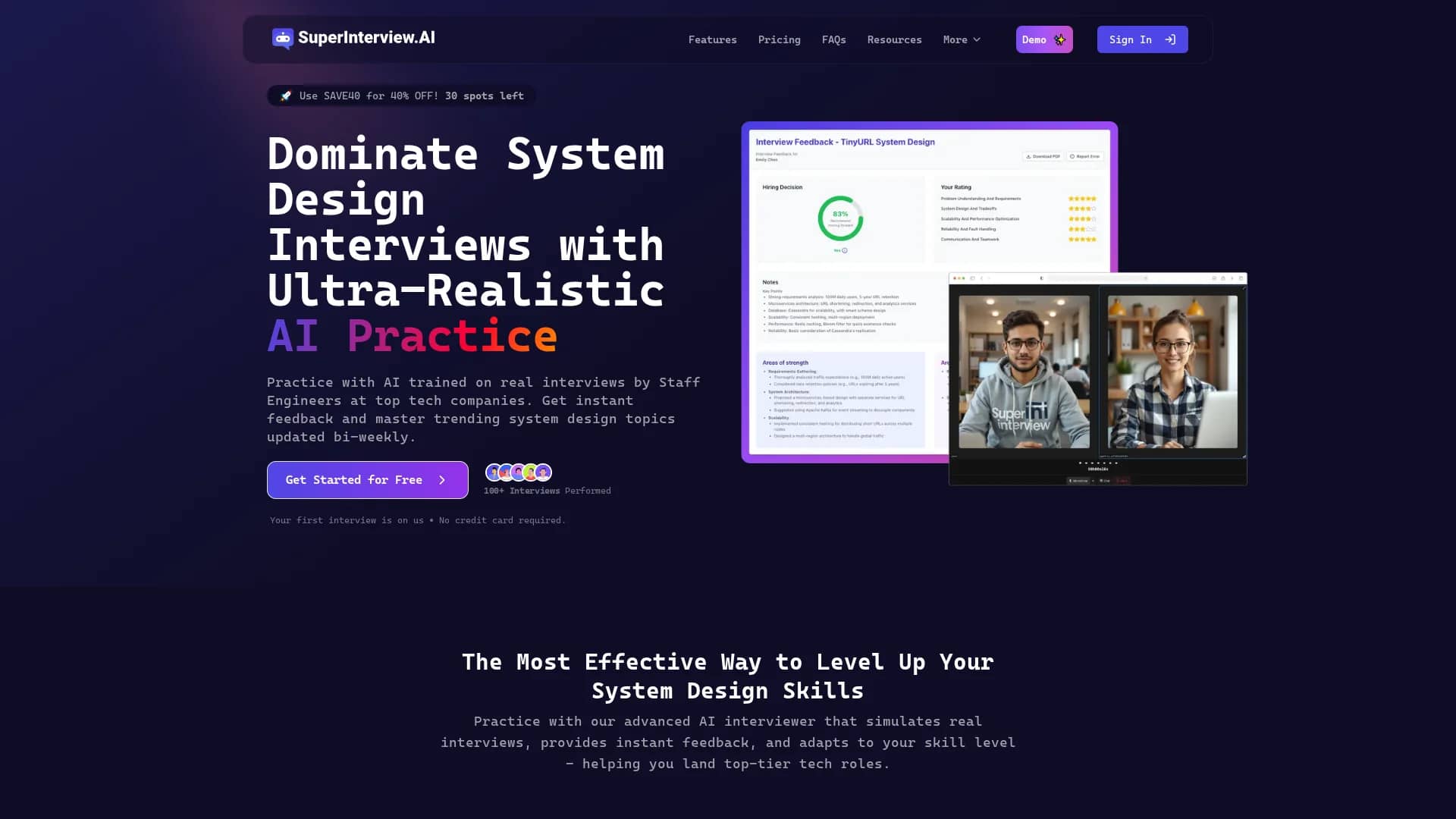 superinterview-ai homepage