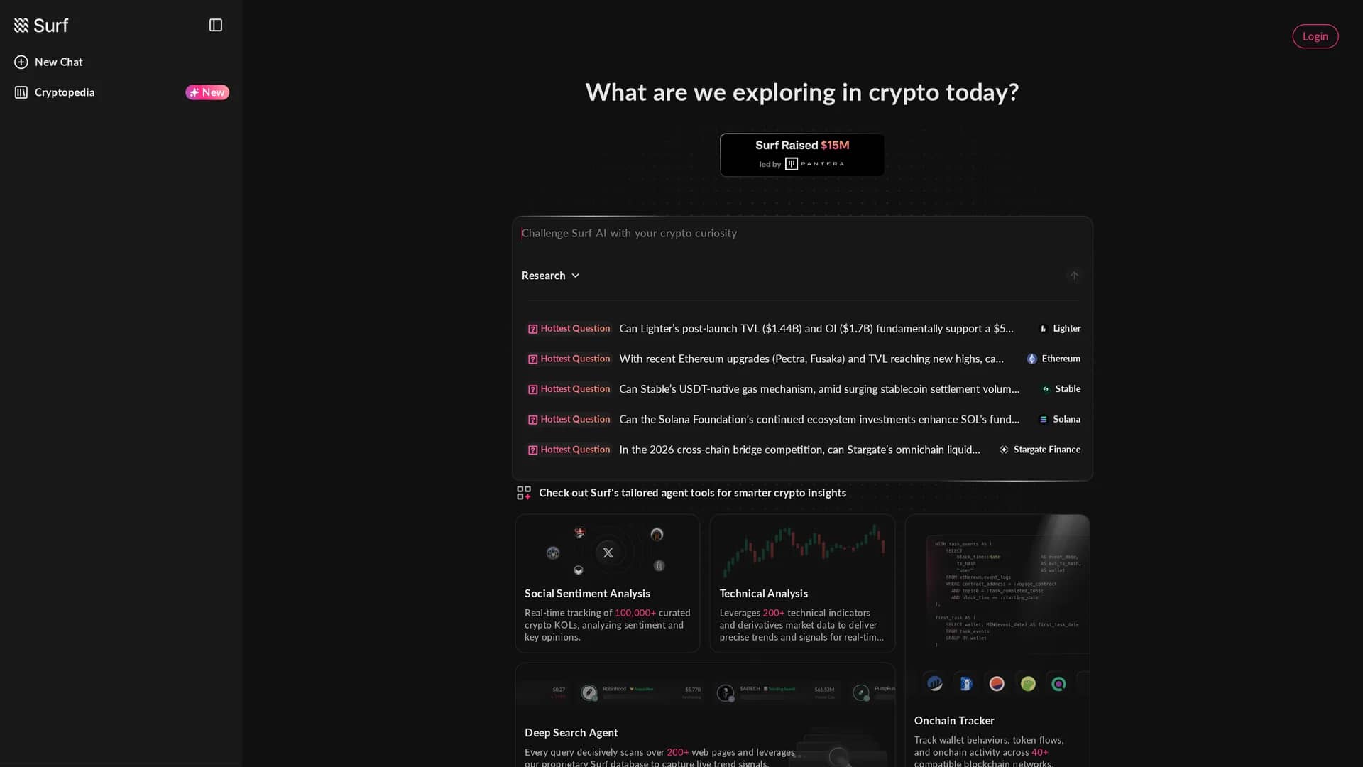 surf homepage
