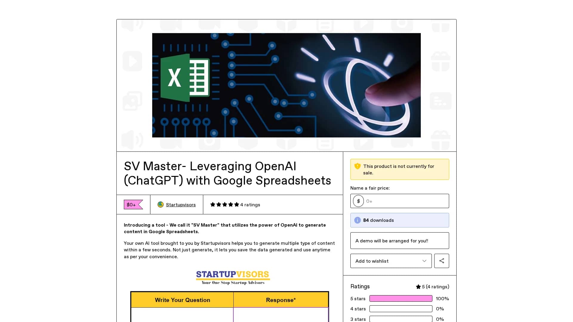 sv-master-by-startupvisors homepage