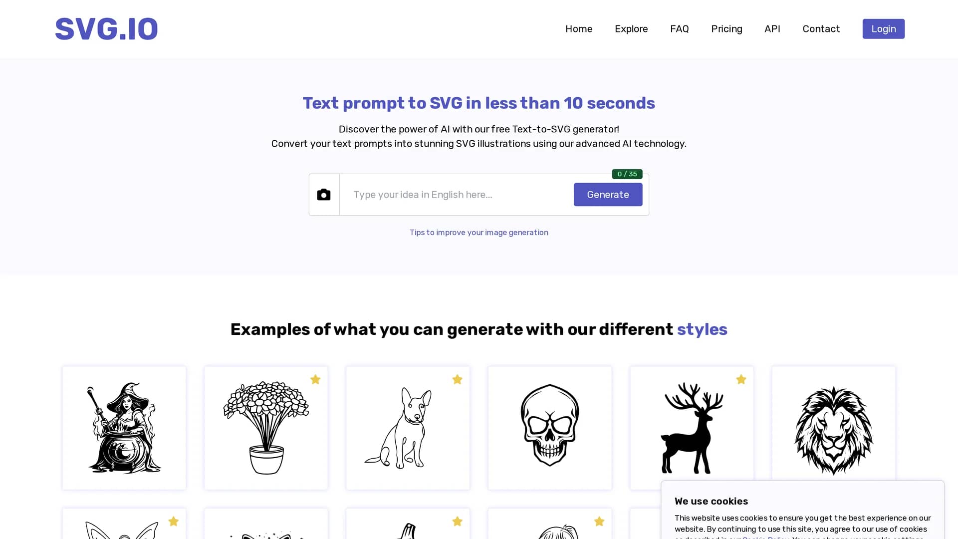 svg-io homepage
