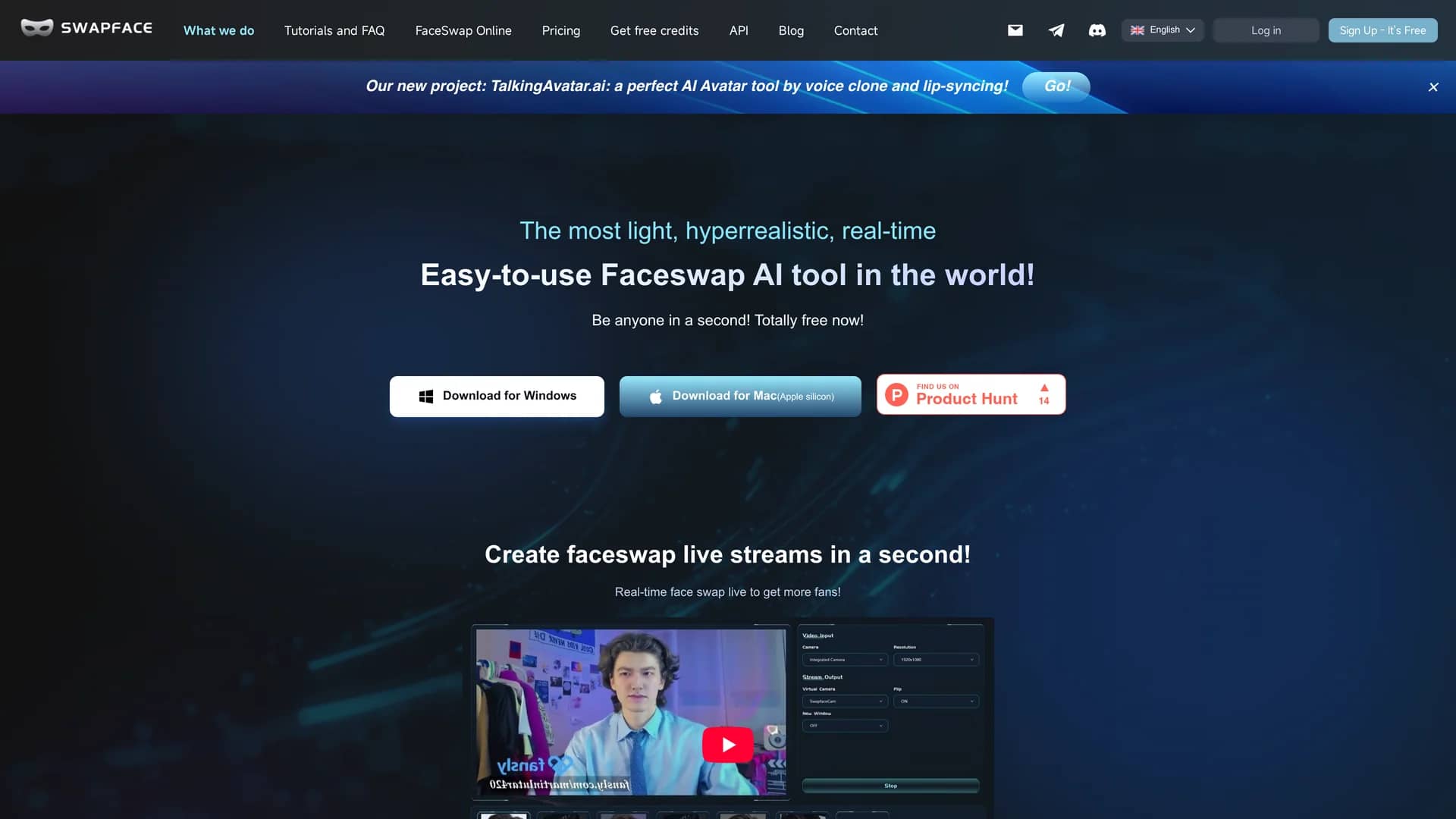 swapface-org homepage