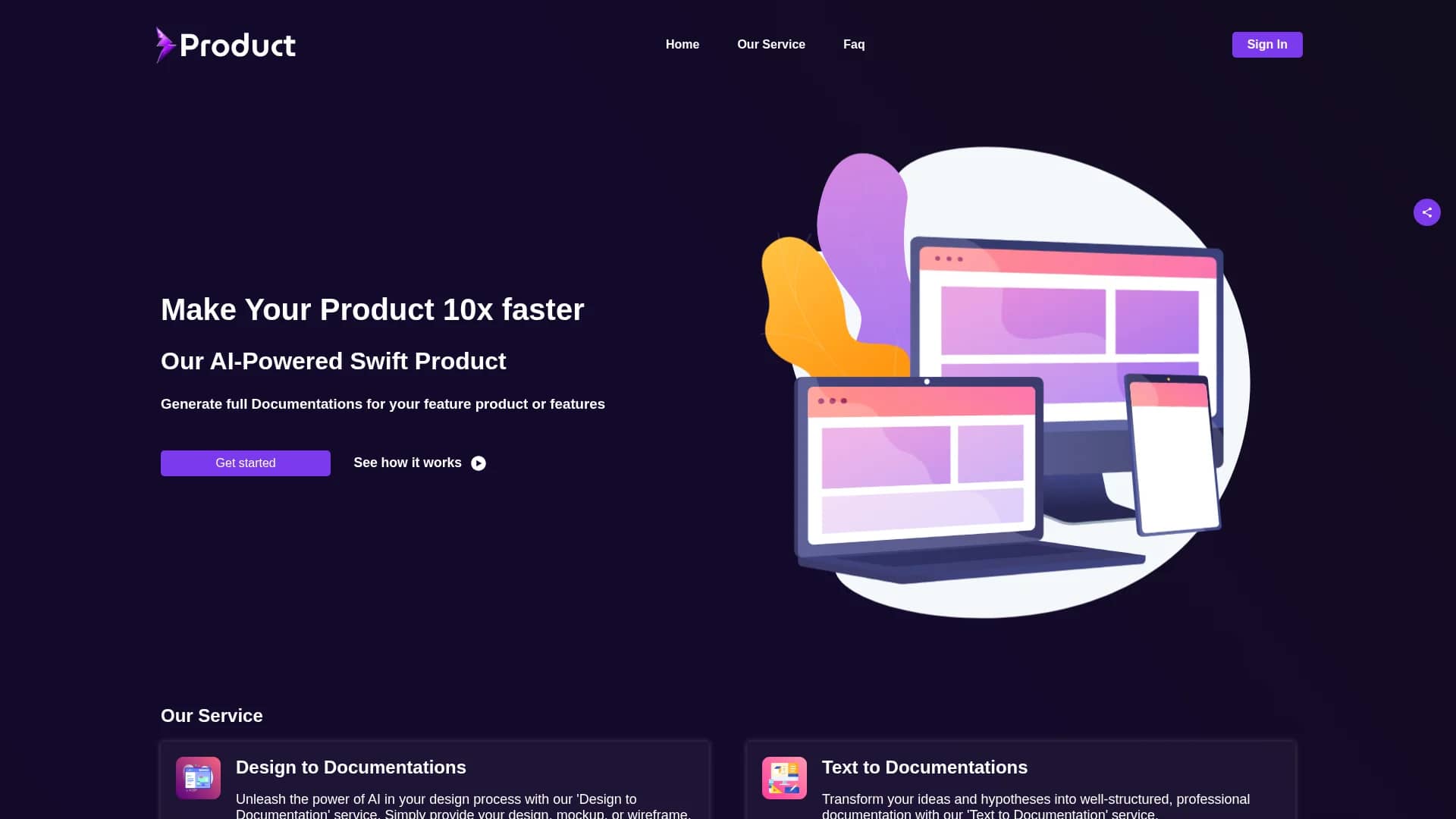 swift-product homepage