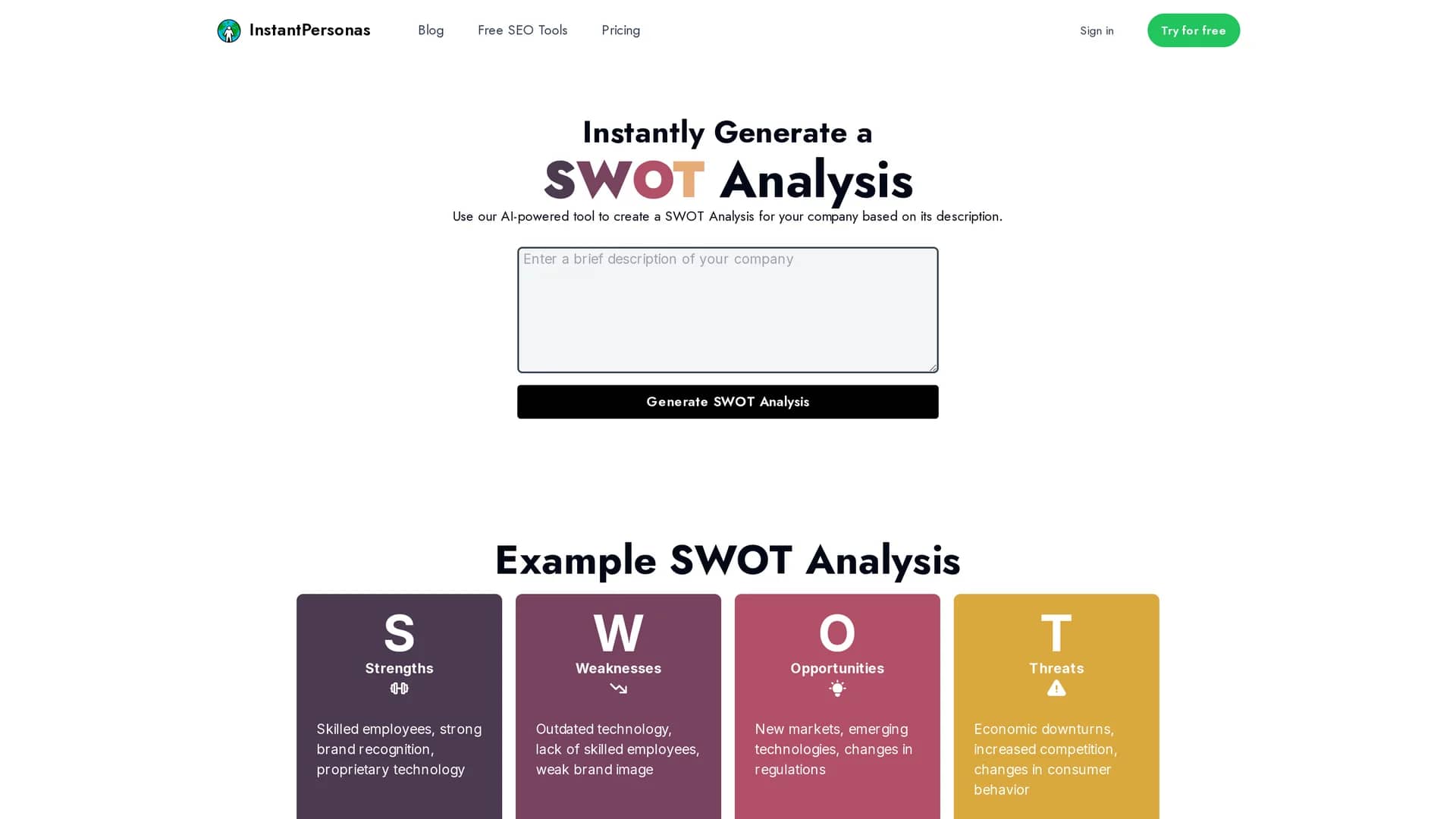 swot-analysis homepage